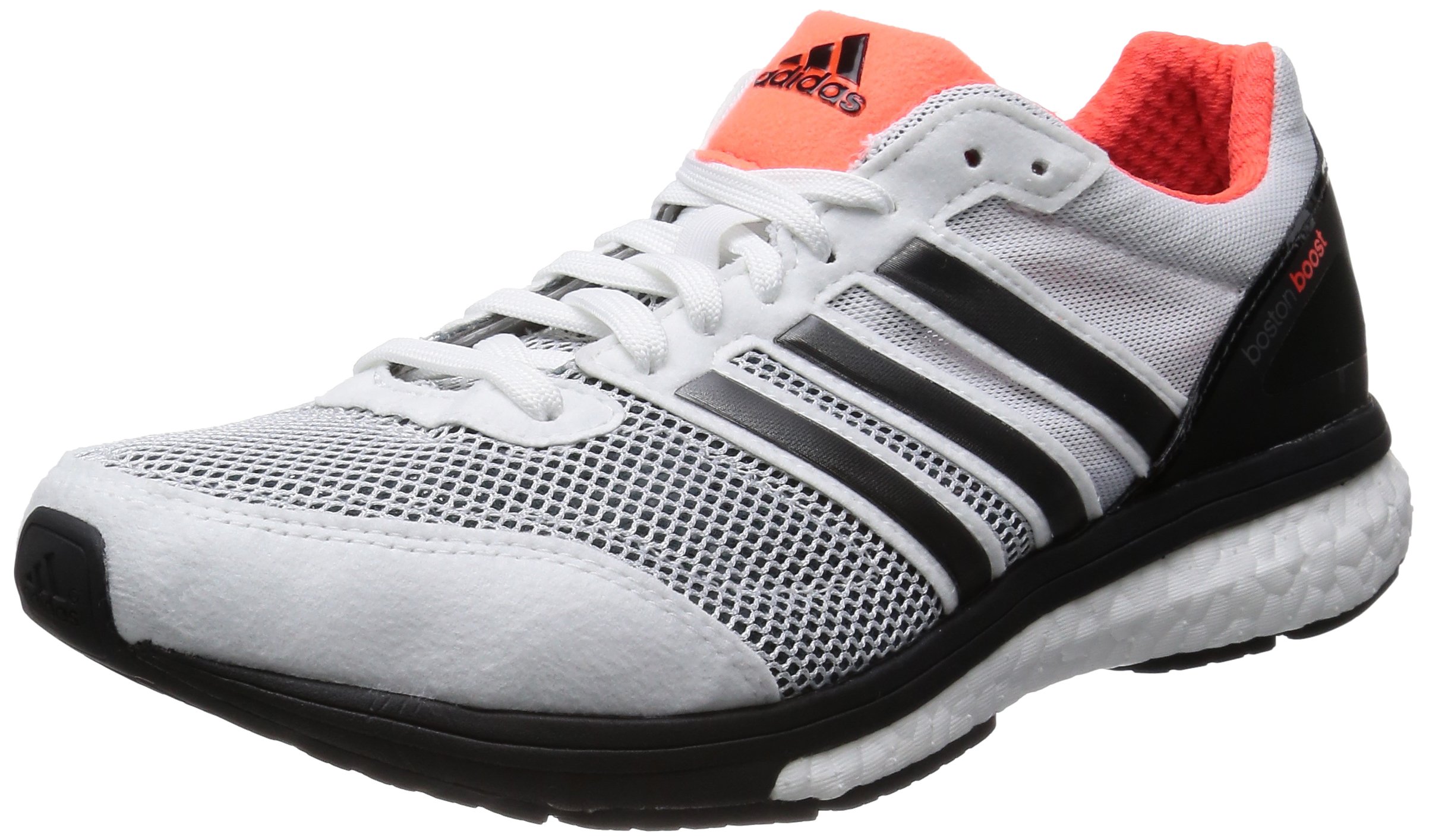 Adidas Men's Adizero Boston Boost 5 Wid, WHITE/BLACK, 9.5 M US