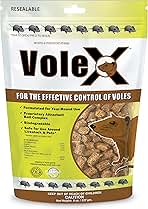 VoleX - Effective Against All Species of Voles. Safe for Use Around People, Pets, Livestock, and Wildlife