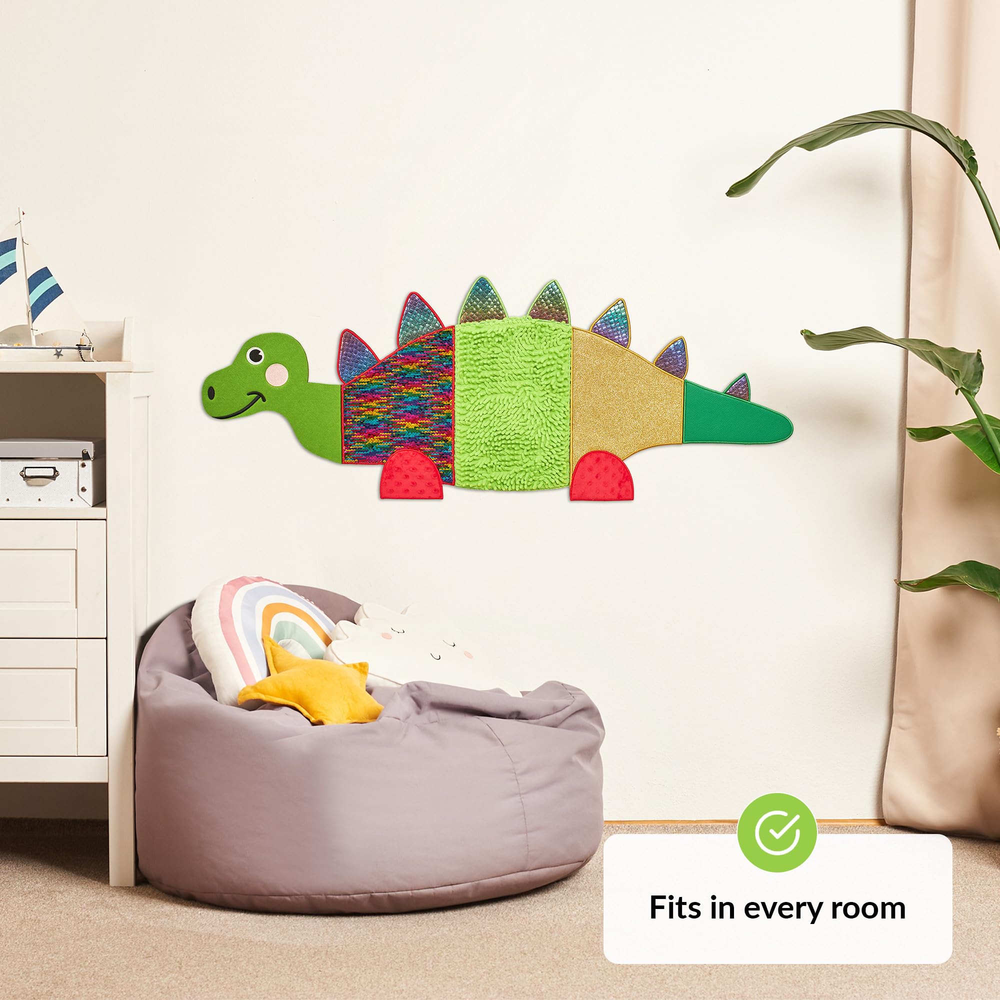 Mur Sensoriel Dino | Panneaux De Panneaux Sensoriels | Tapis Indispensable Pour La Chambre | Équipement