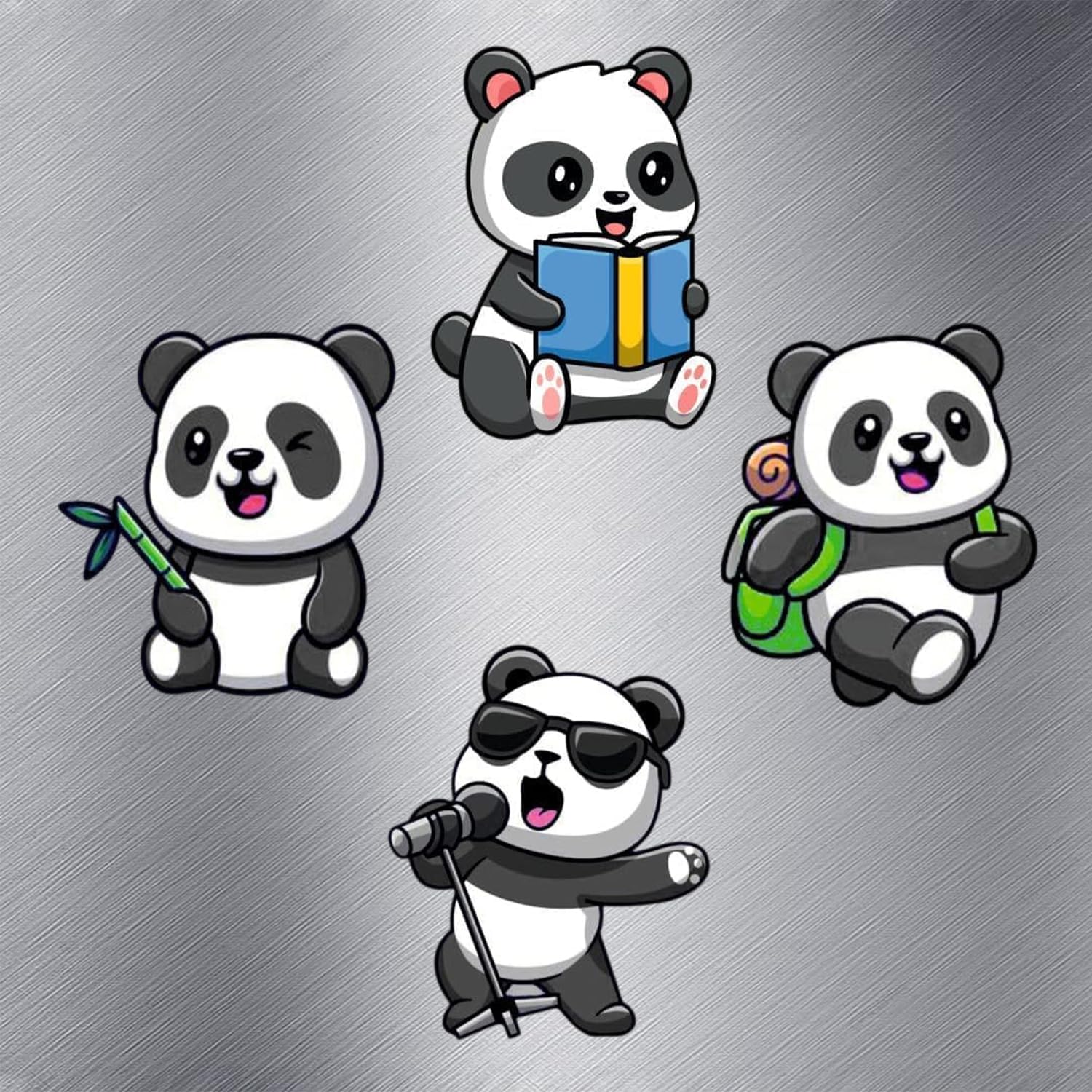 Capio Art MDF Wooden Panda Fridge Magnet | Cute Designer Doo -2 Capio Art MDF Wooden Panda Fridge Magnet | Cute Designer Doo -2