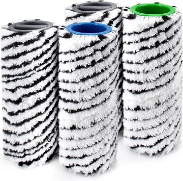 Chuancheng 4Pack Stone Roller Brush for Karcher FC7 FC7 Premium FC5 FC5 Premium FC3 Cordless Floor Cleaner Parts 2.055-021.0