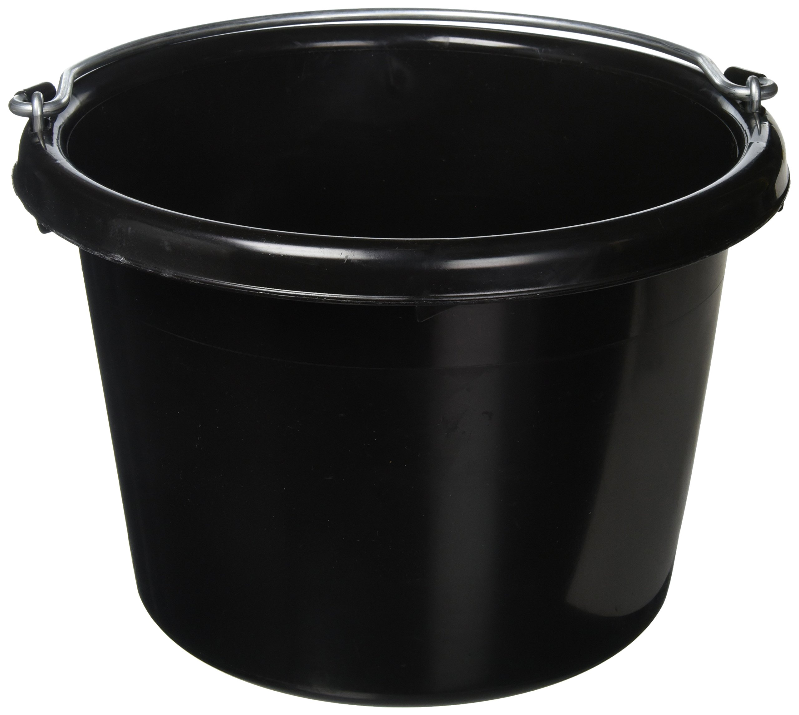 FORTEX INDUSTRIES N400-8BX 24 Pail, 8 Quart, Black