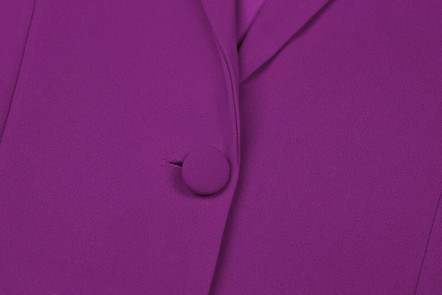 Cropped Blazer for Women Long Sleeve Notch Lapel Button Front Blazers Casual Work Office Cardigan Suit Jacket - Image 5