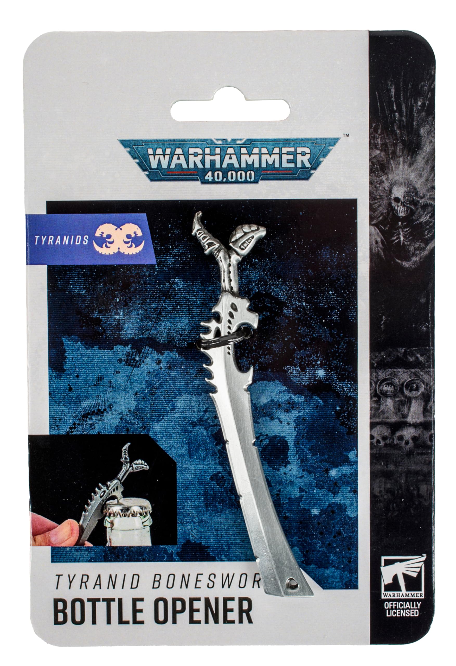 Warhammer 40K Tyranids Bottle Opener - Bonesword Design Beer Opener - Metal Construction Bar Tool Collectible - Gifts for Men, Dad, Husband