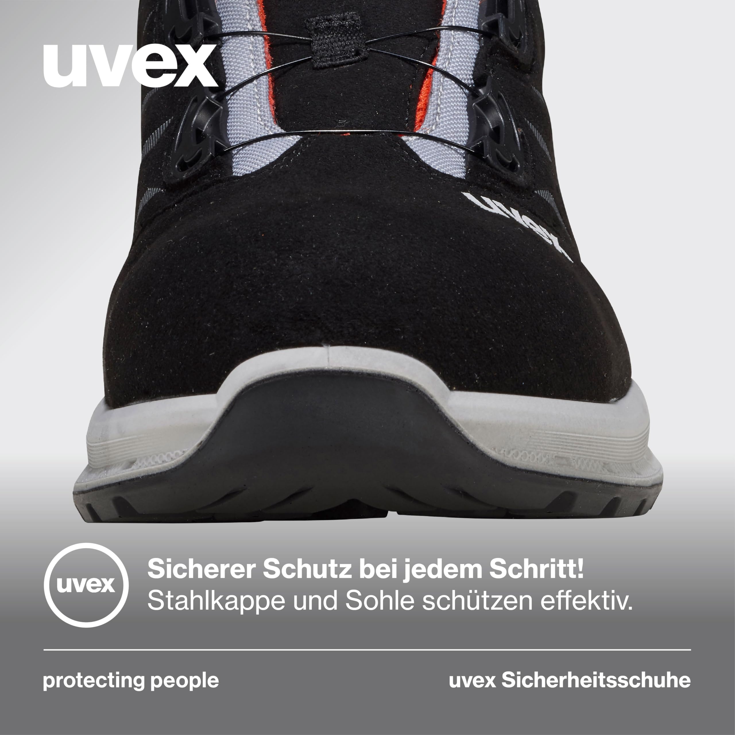 Uvex 2 Trend Boa - Zapatos de Trabajo S1P para Hombre y Mujer - con Puntera de Acero