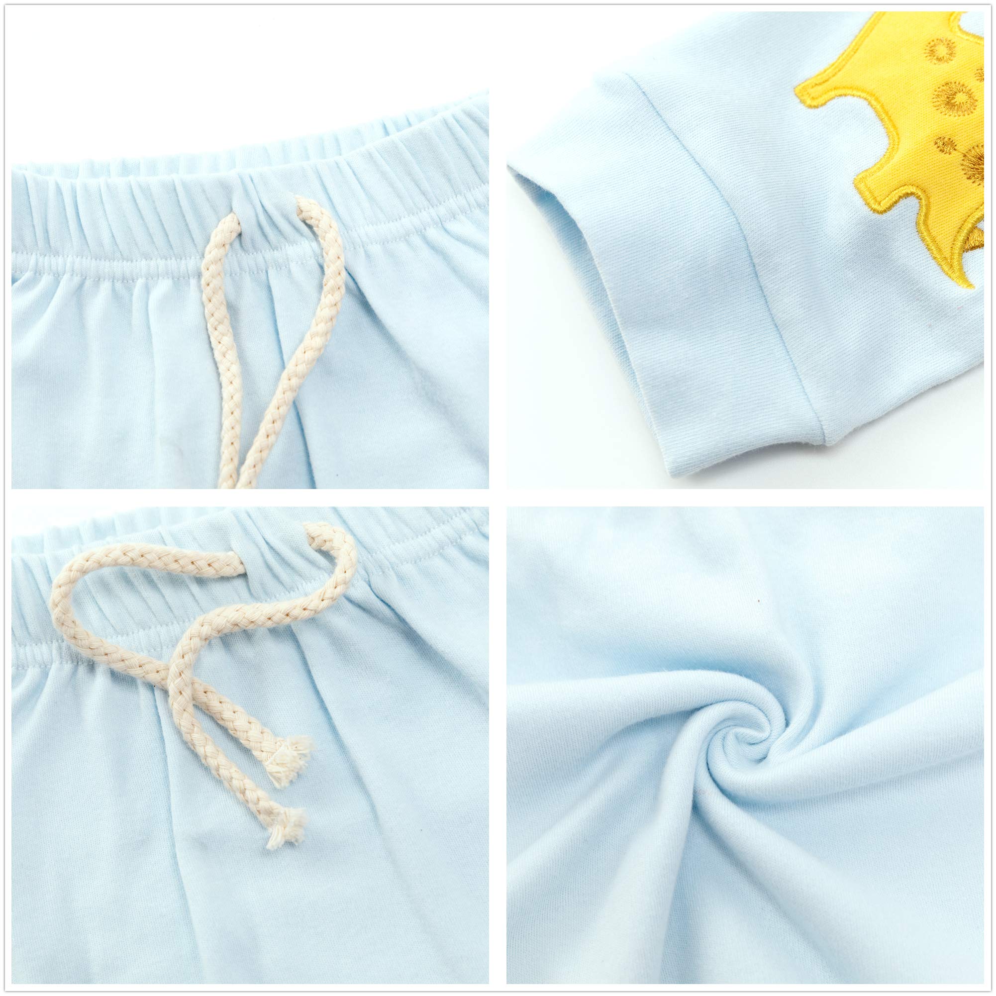 CuteOn 3 Pack Unisexe des Gamins Bambin Harem Pantalon Coton Élastique Trousers