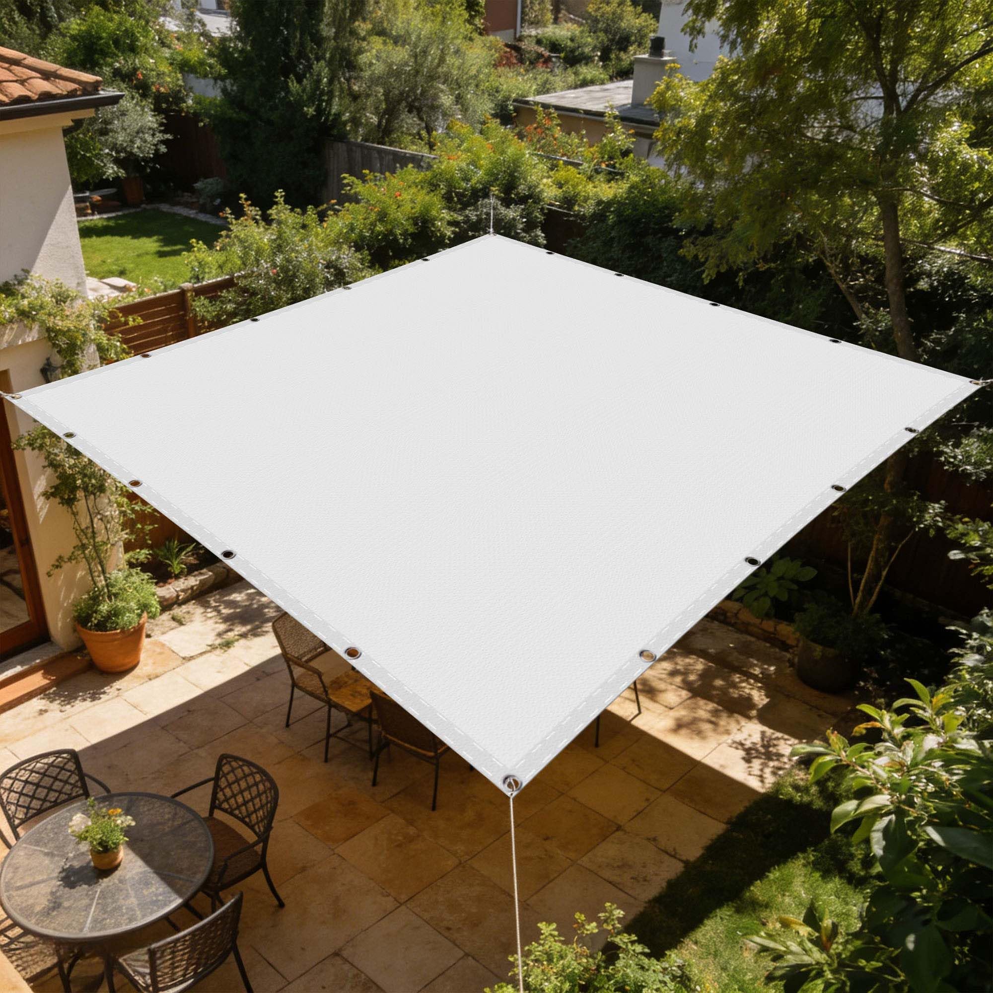 Voile d'ombrage étanche et résistante au vent pour protéger votre patio