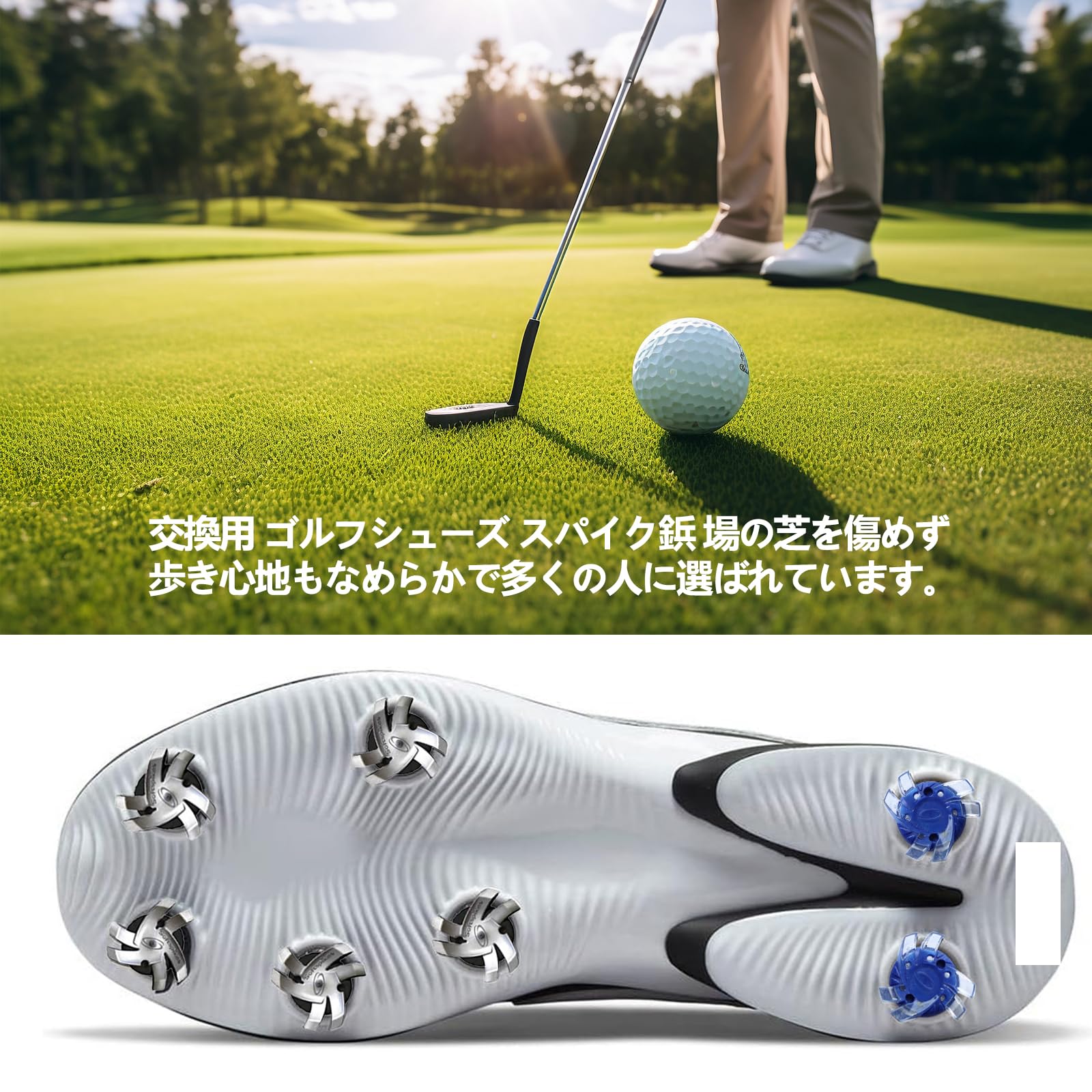 フットジョイ ゴルフシューズ シューズケース 交換用鋲3セット付き Amazon | TerraShine ゴルフスパイク鋲 スパイク フットジョイ