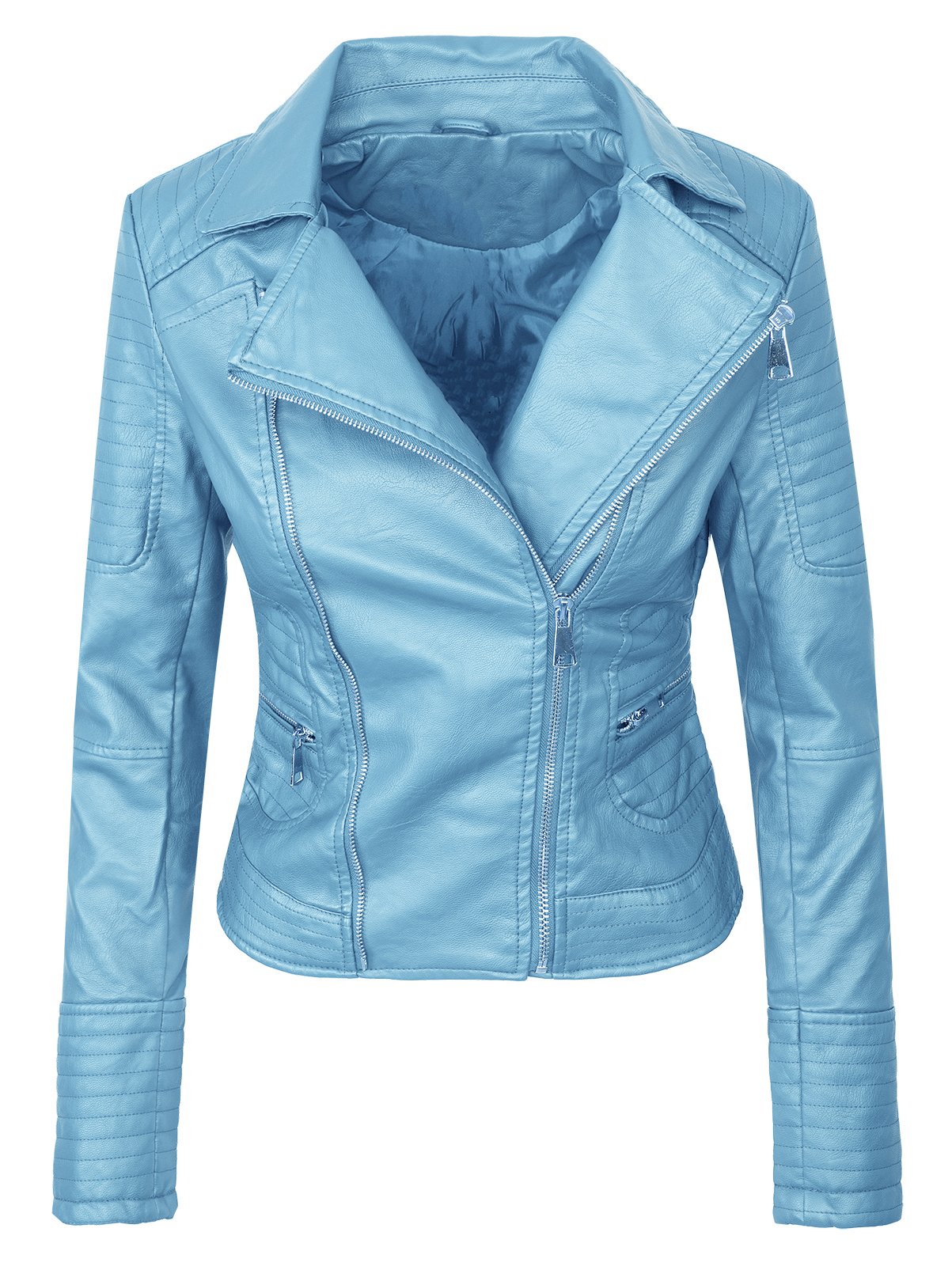 Rock Creek Kunstlederjacke Damen Bikerjacke D-287