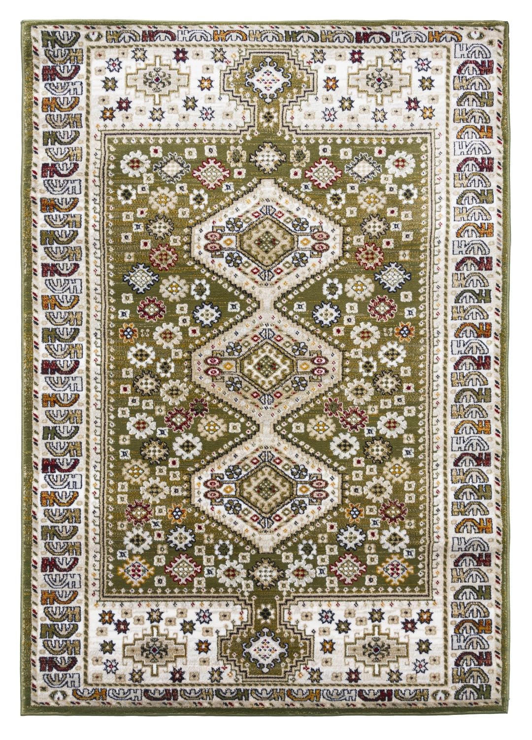SrS Rugs® Impulse - Area Rug for Living Room, Bedroom, Hallway Runner Rug - Abstract Geometric Design - Provides Home with Comfort and Warmth (Katana Green, 80cm x 150cm) — image 1