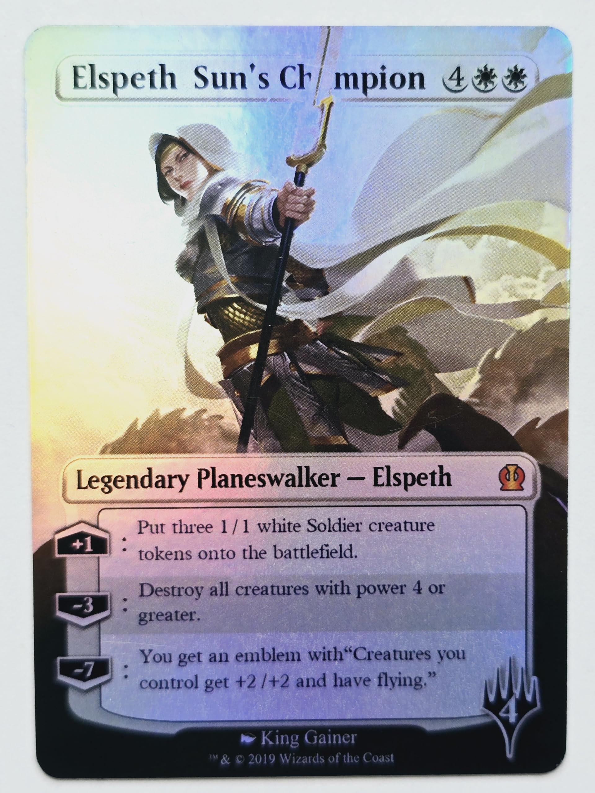 Amazon.com: Elspeth, Sun's Champion #01 Foil by KG