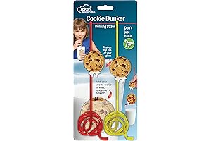 Jokari Washable Cookie Dunking Crazy Straws for Chocoholics
