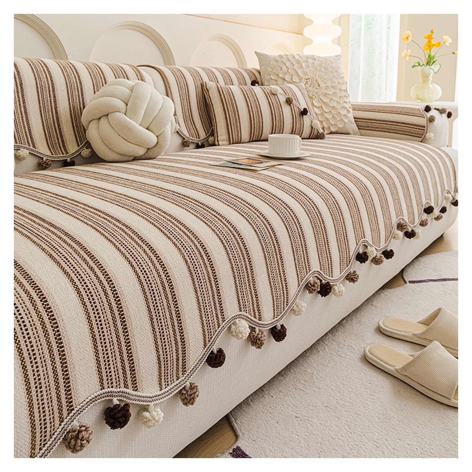 Möbelschutzbezug, Chenille, maschinenwaschbar, pflegeleichtes Design, langlebig, Kissenschutz, Sofa, perfekt für 1/2/3/4-Sitzer