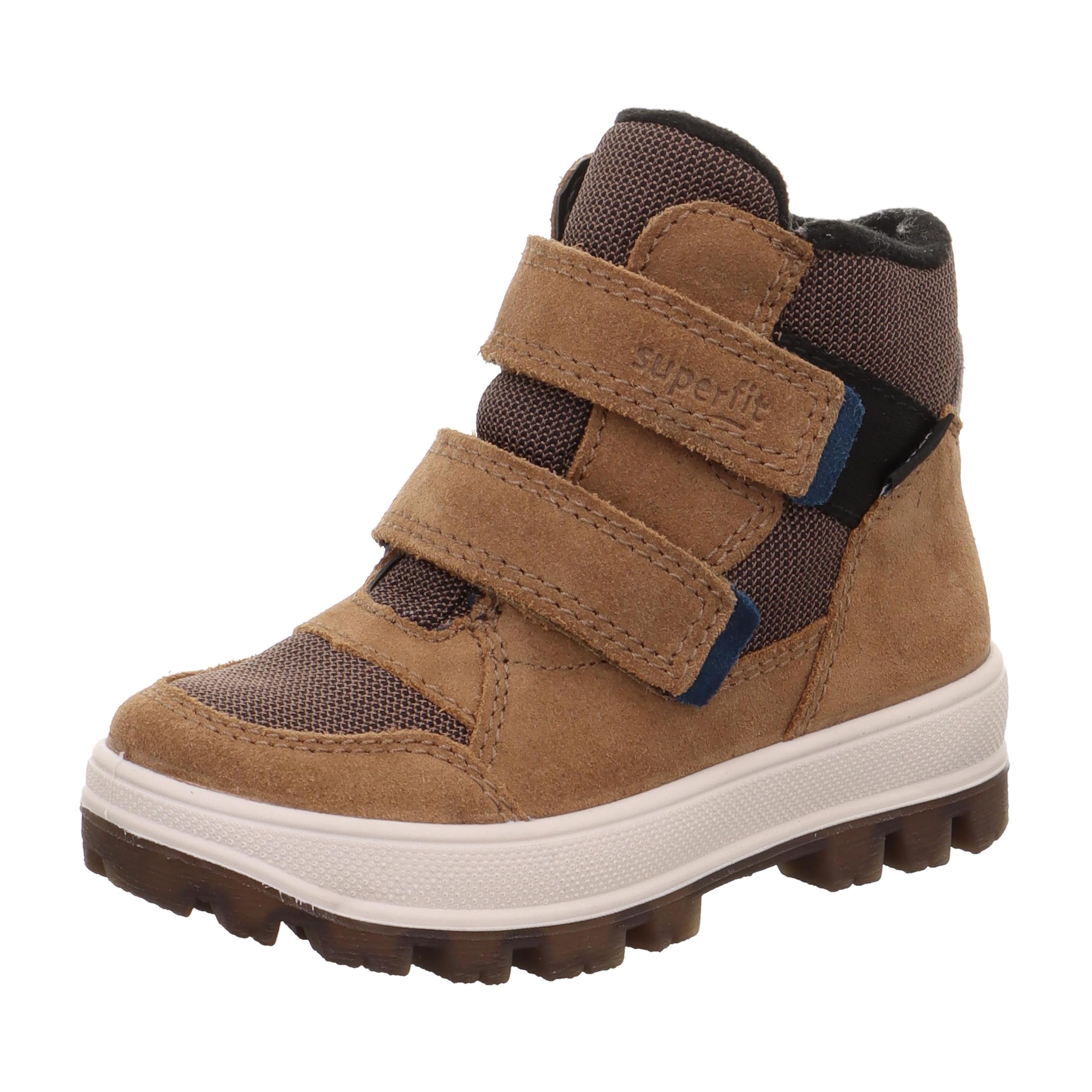 Superfit Boys TEDD warm gefütterte Sympatex Stiefel, BRAUN/BLAU 3010