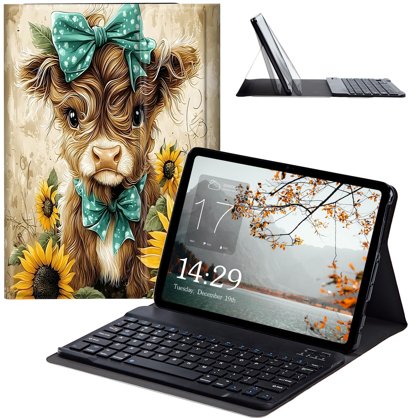 Amazon.com: JANENFNA Tablet Case with Keyboard for Amazon Kindle