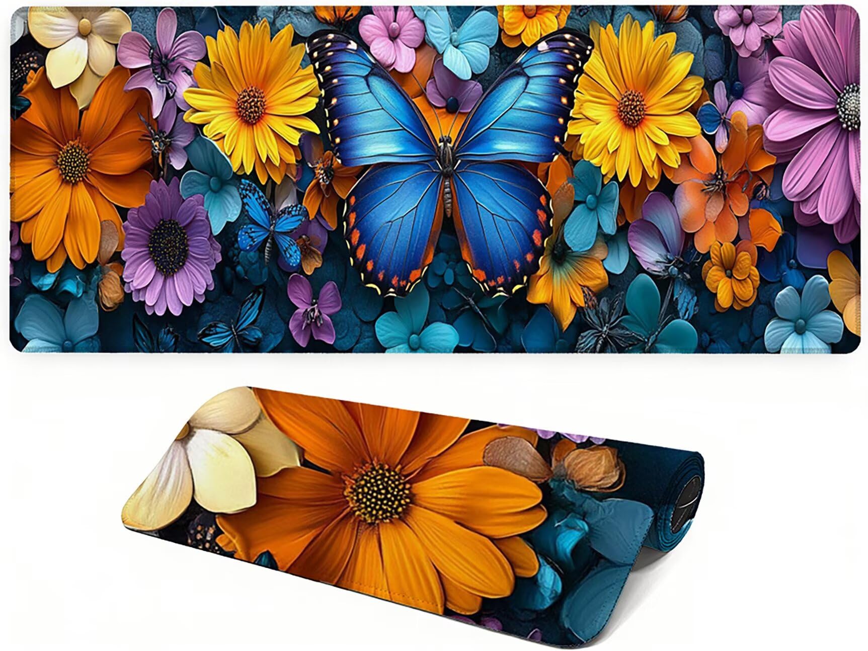 Podkładka pod mysz Lejnlnng XXL - 120x60cm - Podkładka pod mysz dla dużych graczy, fabryczna XL antypoślizgowa gumowa mata na biurko, wodoodporna podkładka pod mysz o wysokiej precyzji i prędkości