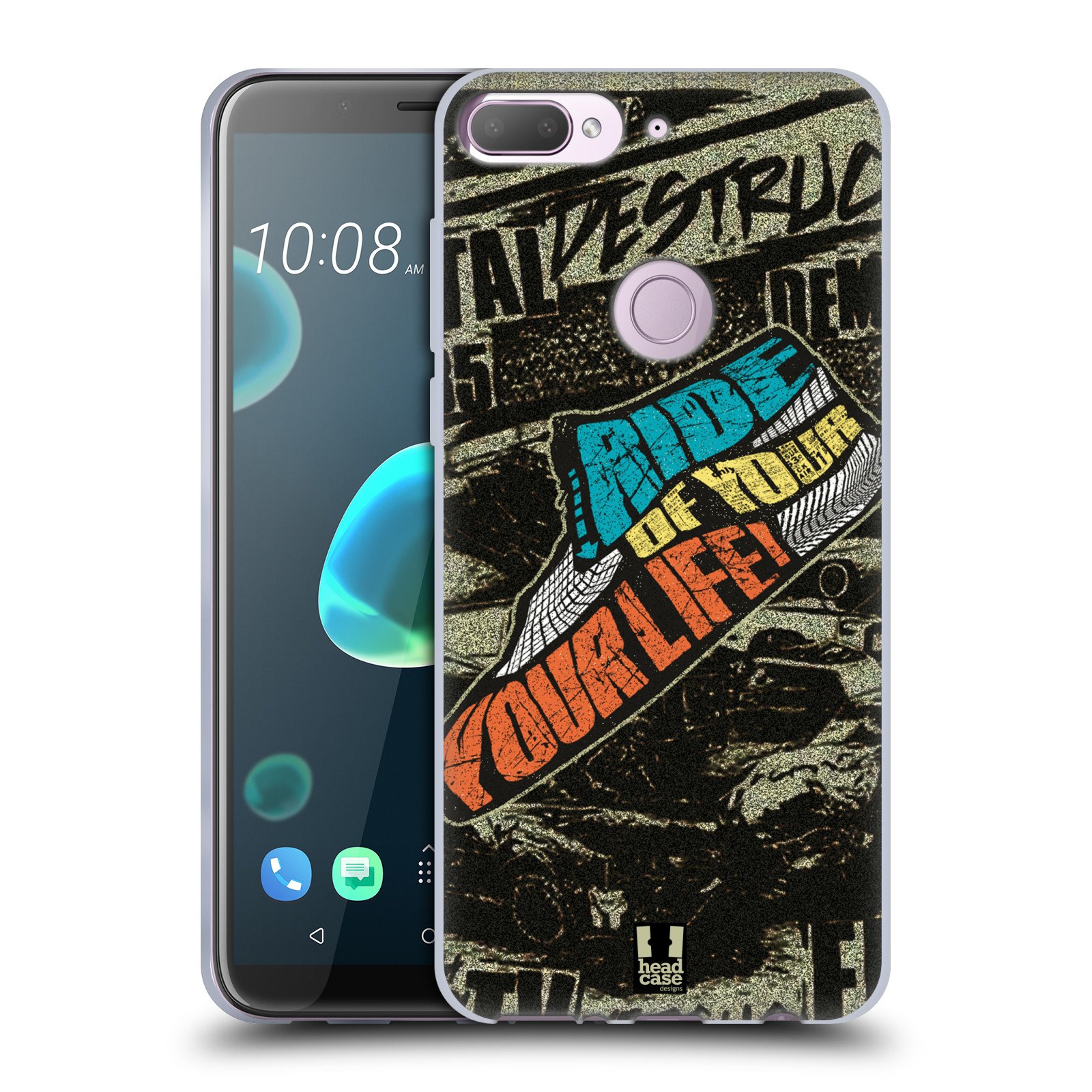 Head Case DesignsHead Case Designs The Sole Motivation Live Bmx Soft Gel Case Compatible With HTC Desire 12 Plus
