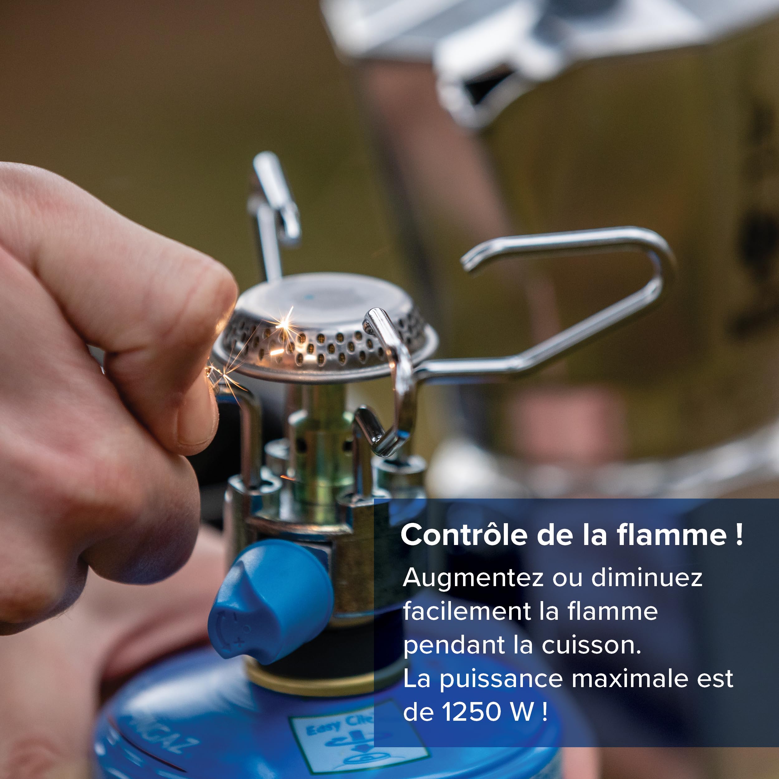 Rechaud Gaz, Camping Poêle, Poêle Gaz de camping Réchaud Mini léger gaz