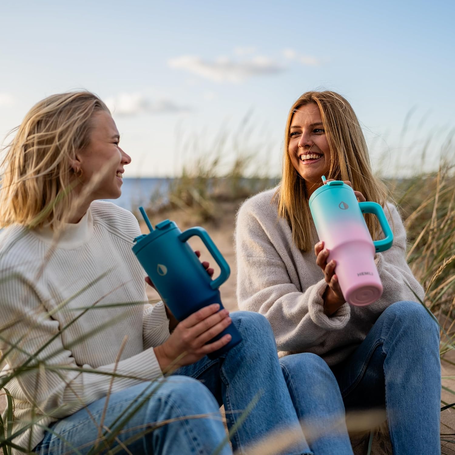 40 Oz Tumbler with Handle and Straw, Insulated Tumbler with Leakproof 2-in-1 Lid and Straw, Reusable and Portable Water and Coffee Stainless Steel Travel Mug, Vacuum Insulated - Image 9