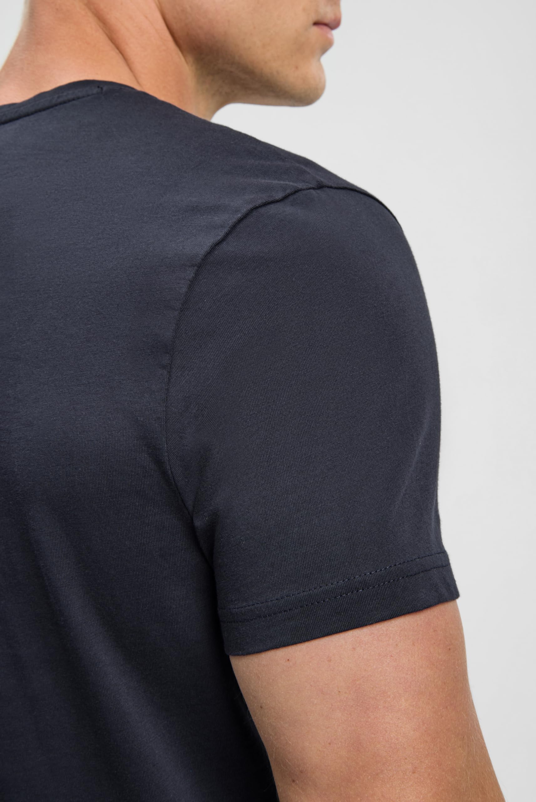 Camp David Camiseta para hombre con estampado de etiqueta