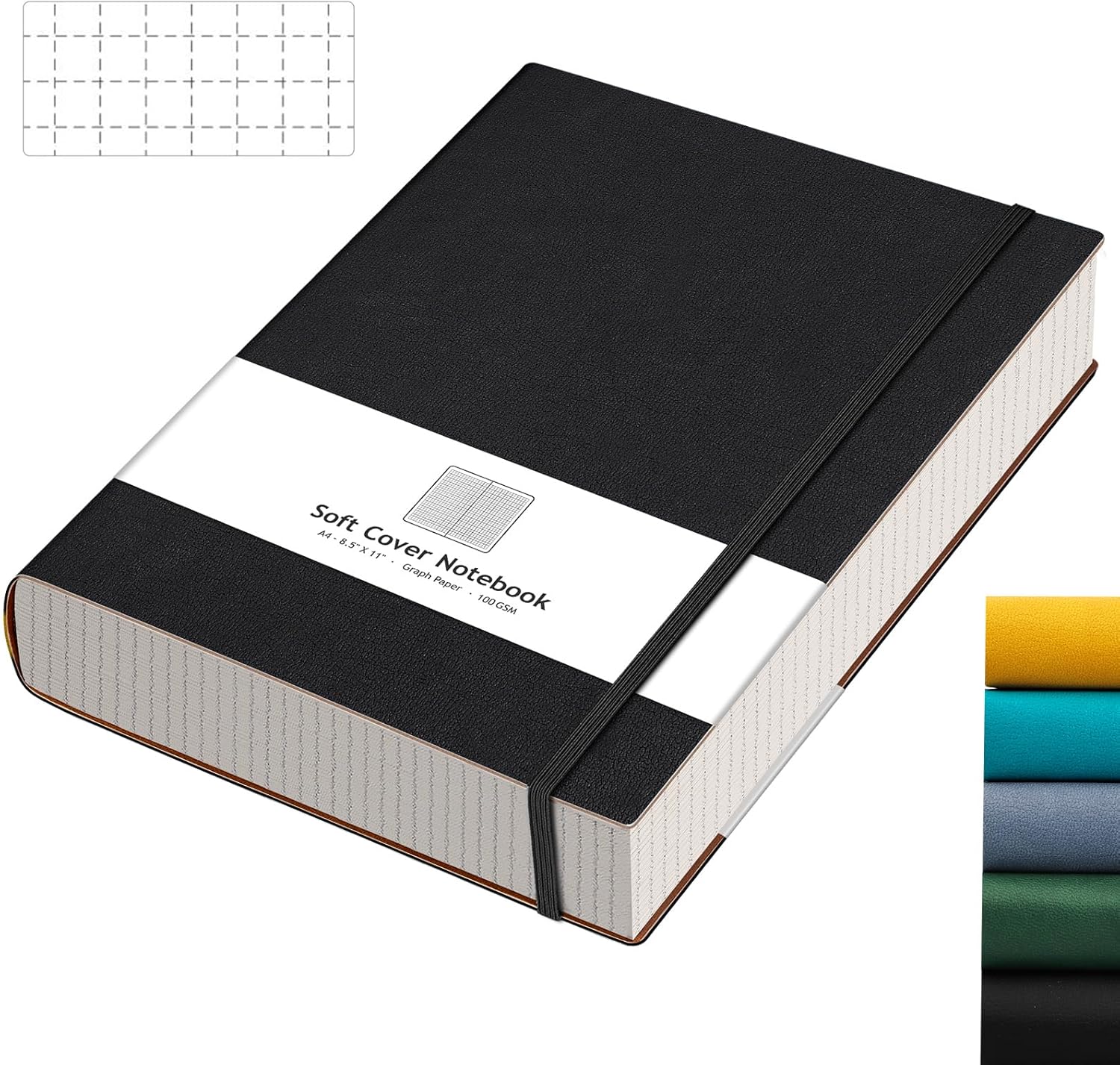AHGXG Graph Paper Notebook Grid Paper Notebook Large A4
