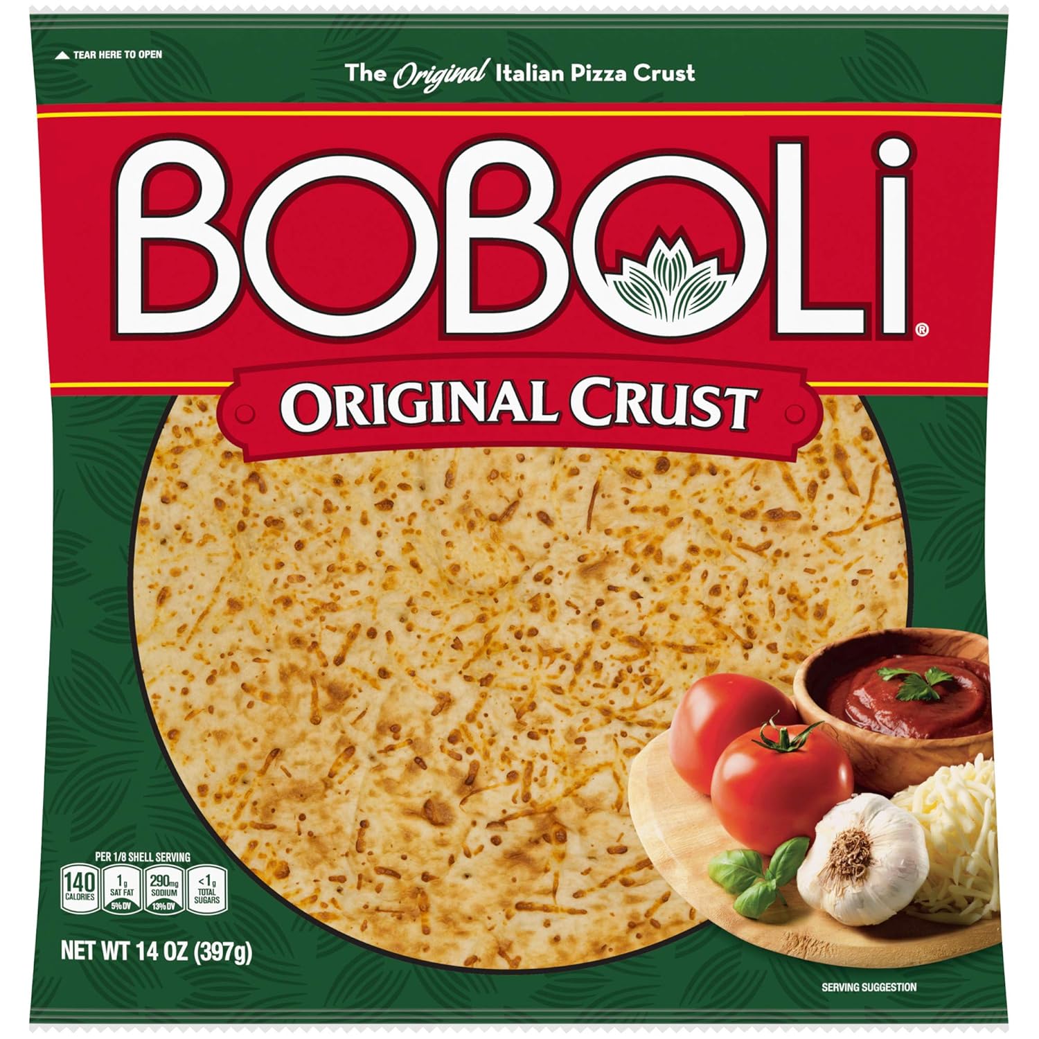 Boboli White Other Pizza Crust, 14 oz Bag Grocery