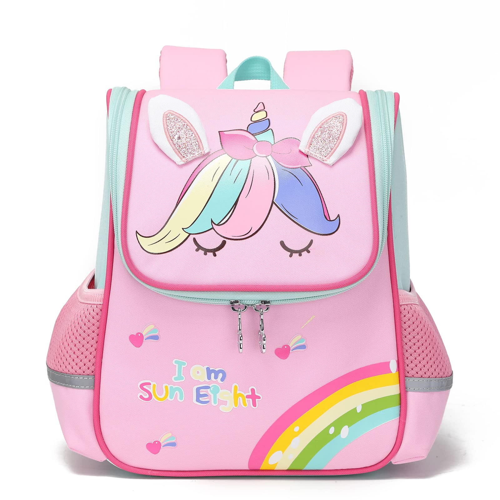 Tokeya Children's Backpack Mini School Bag Kindergarten Preschool Luggage Primary Waterproof Animal Bag, Boys Girls Gift 2-7 Years