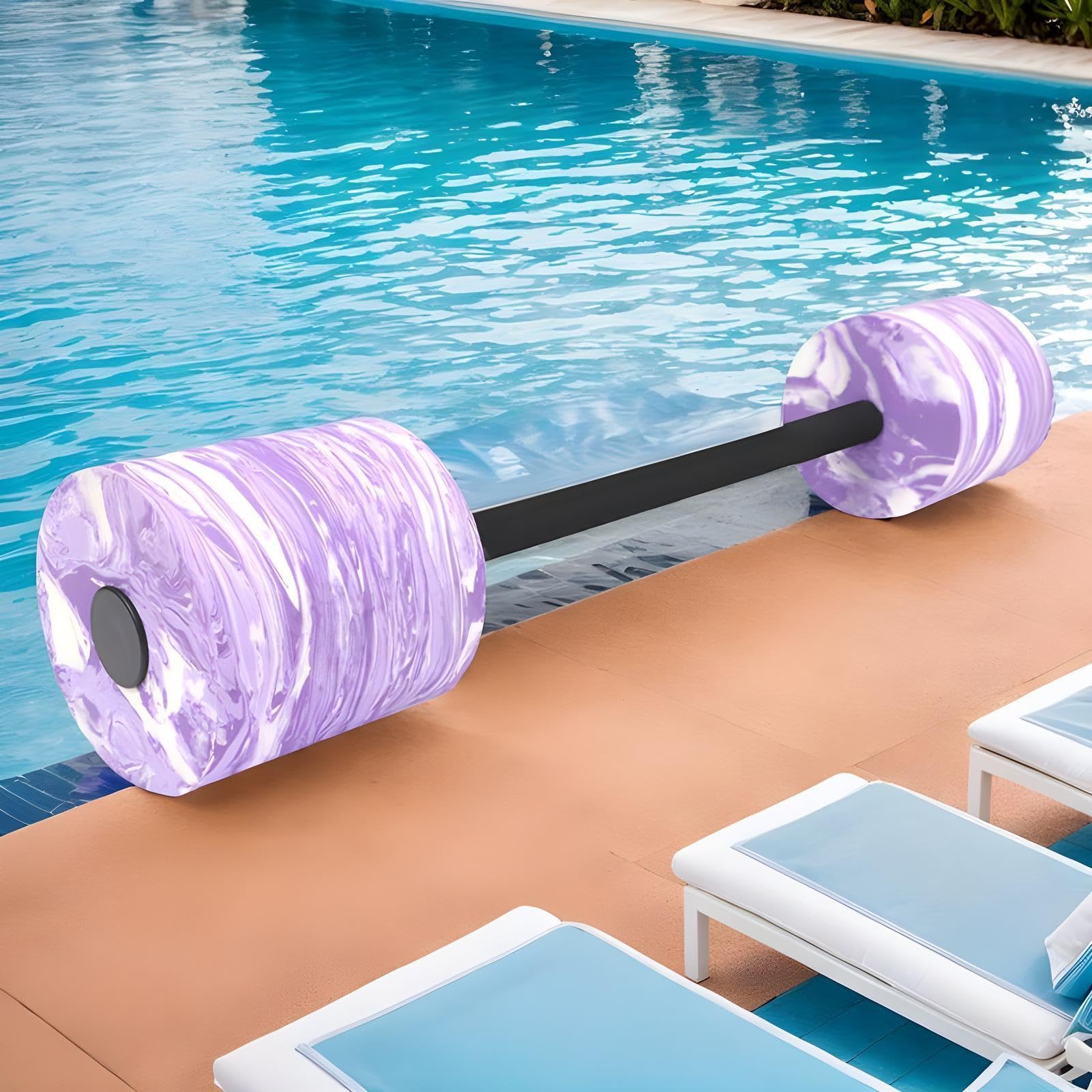 Hantle do aerobiku wodnego – lekkie ciężarki treningowe do aqua | hantle do pływania, do treningu pływania, wspomagania rehabilitacji, fitnessu i jogi