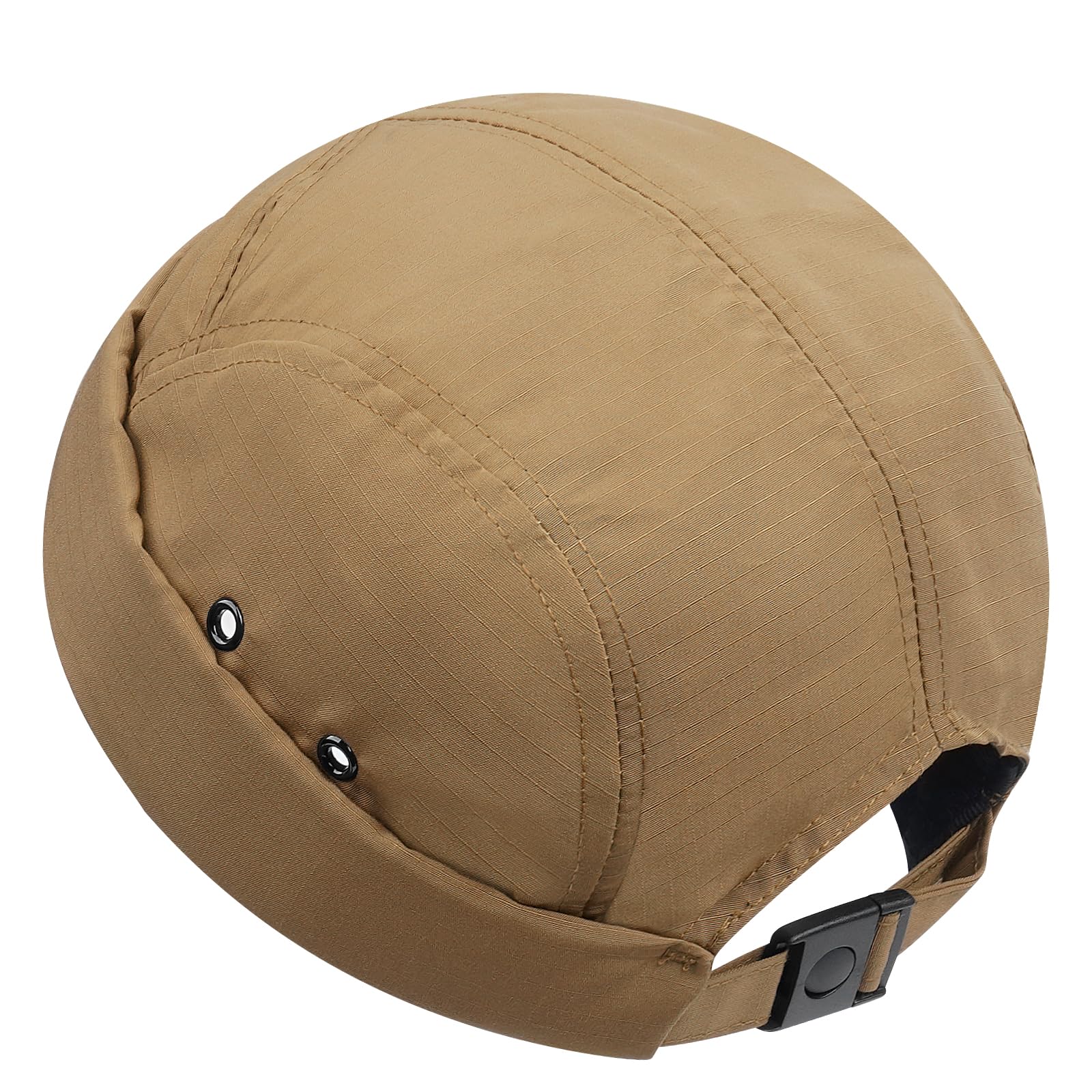CLAPE Herren Docker Cap Sommer Dockermütze 5 Panel Brimless Hat Verstellbar Seemannsmütze Schnelltrocknend Hafenmütze Beanie Fischermütze