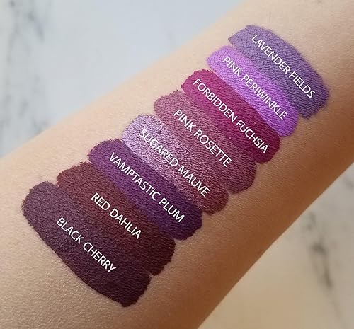 Miniatura 10 de Aromi Lápiz labial líquido rosa bebé, color rosa claro, a prueba de manchas, impermeable y duradero, vegano y libre de crueldad, hecho a mano (rosa