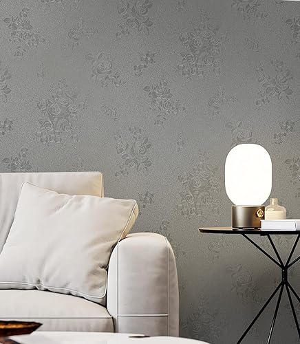 Miniatura 8 de Dimoon Papel tapiz de 118 x 17.7 pulgadas, papel tapiz de imitación de imitación de color blanco sólido para despegar y pegar, papel de contacto,