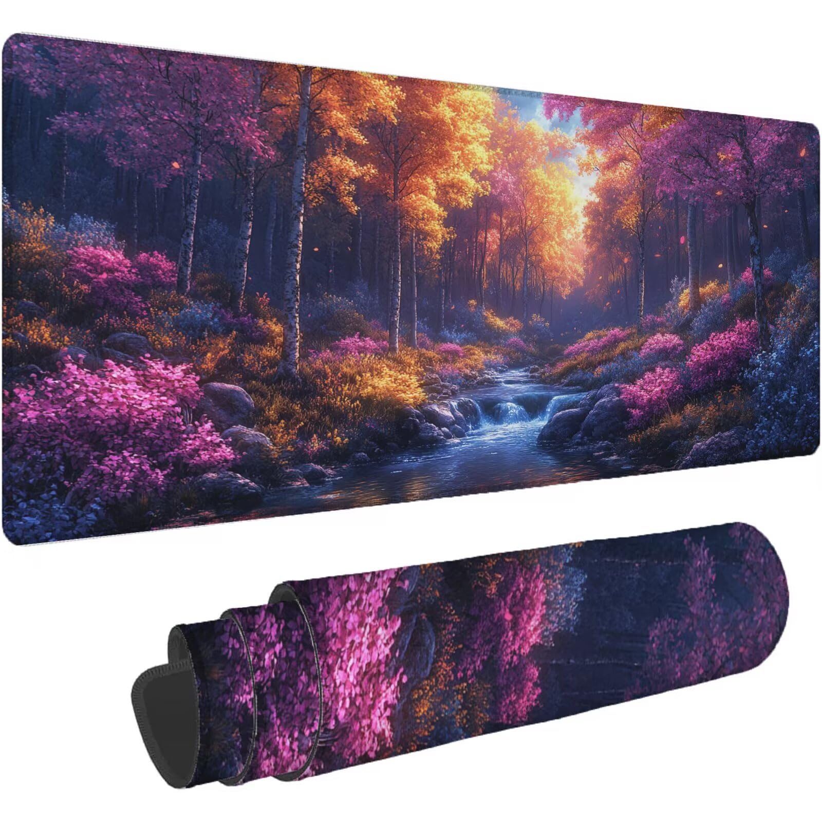 Fioletowy Podkładka Pod Mysz XXL 1600 x 800 mm Podkładka Pod Myszkę Krajobraz Podkładka Pod Mysz Podkładka Pod Mysz Podkładka Pod Mysz Na Biurko Podkładka Pod Myszkę T649