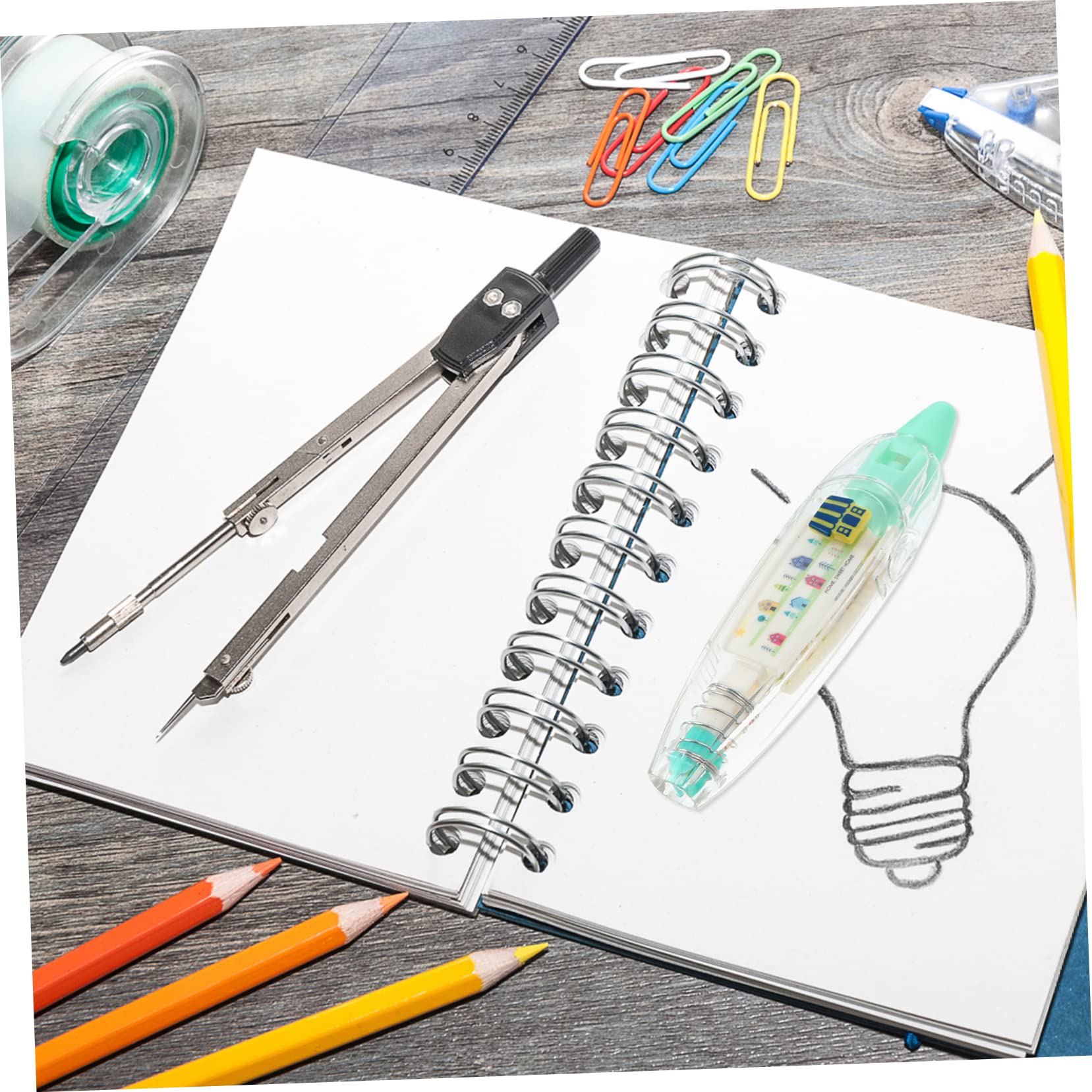 STOBOK 12stücke Teiliges Cartoon Korrekturband Drucktyp Niedliche Designs Für Schule Und Büro Ergonomisch Gestaltet Einfach Zu Bedienen Für Stifte Und Marker Geeignet