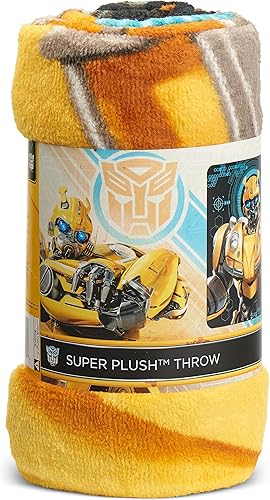 Miniatura 5 de Hasbro's Transformers, manta de microraschel "Be Alert", 46 x 60 pulgadas, multicolor
