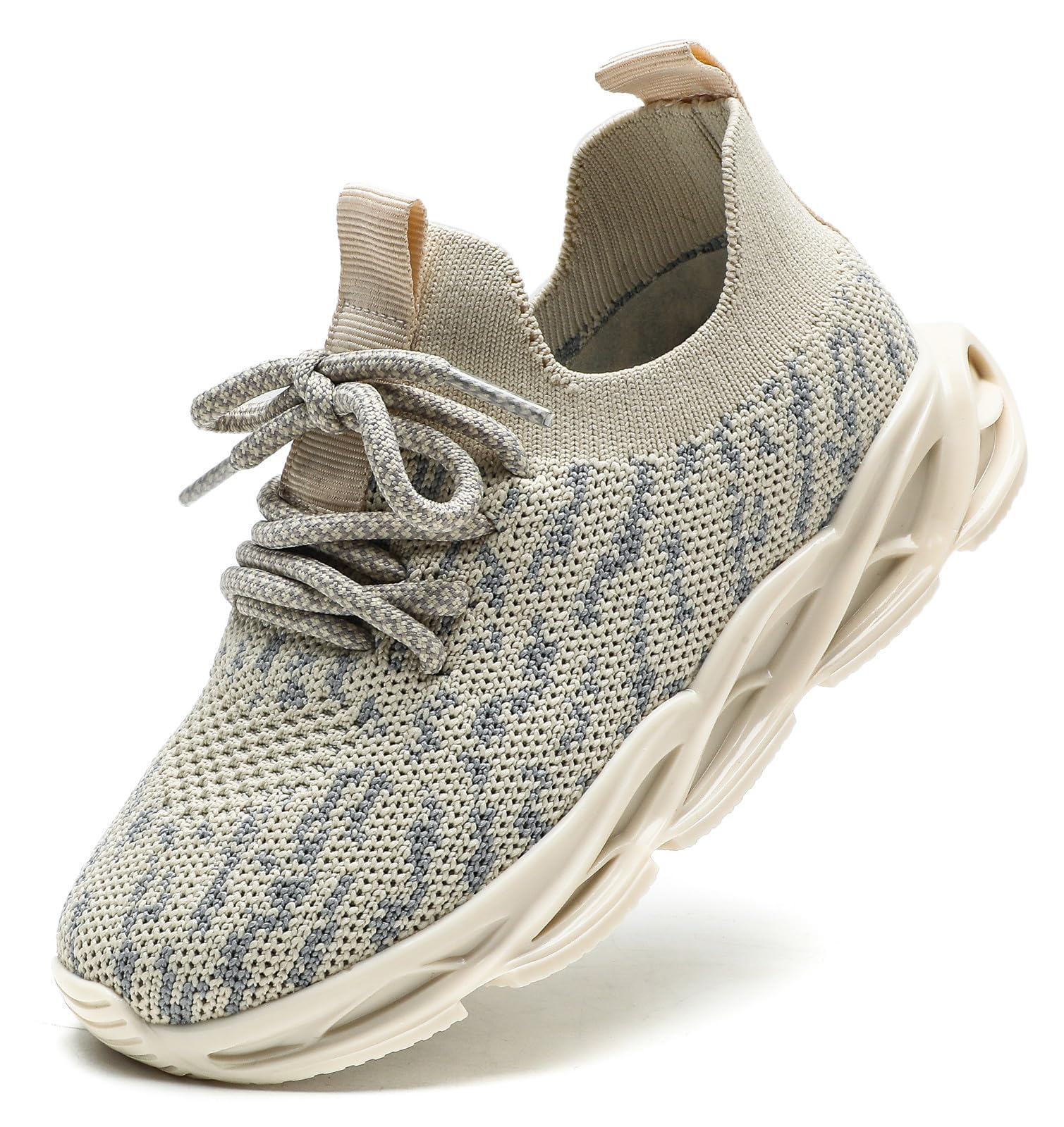 Boys Girls Sneakers Kids Lightweight Breathable Tennis Shoes Strap Running Athletic Shoes…