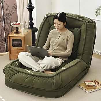 Amazon｜ソファーベッド 折り畳み フロアソファ 幅90cm 奥行110