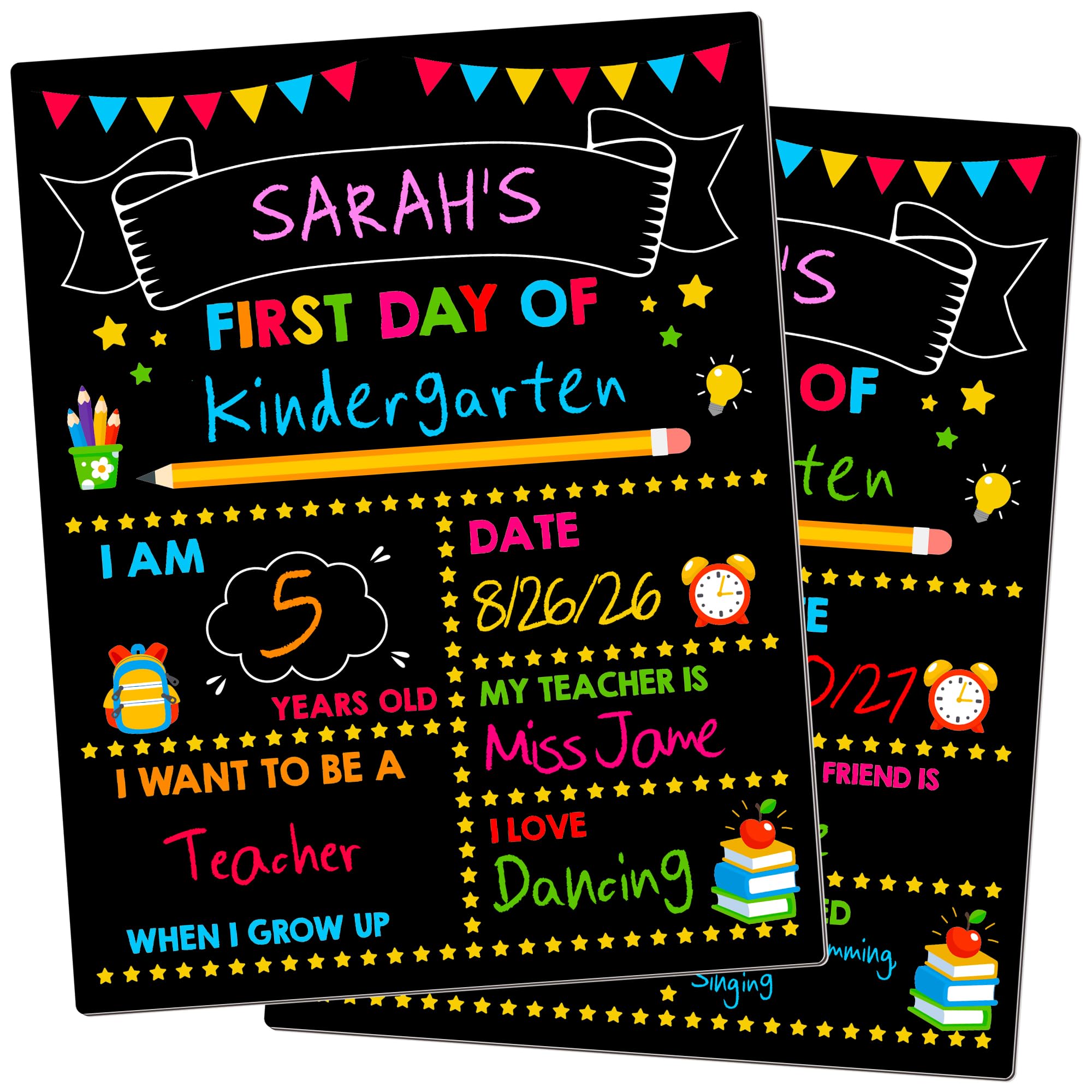 13% Off First & Last Day of School Board – Code Inside