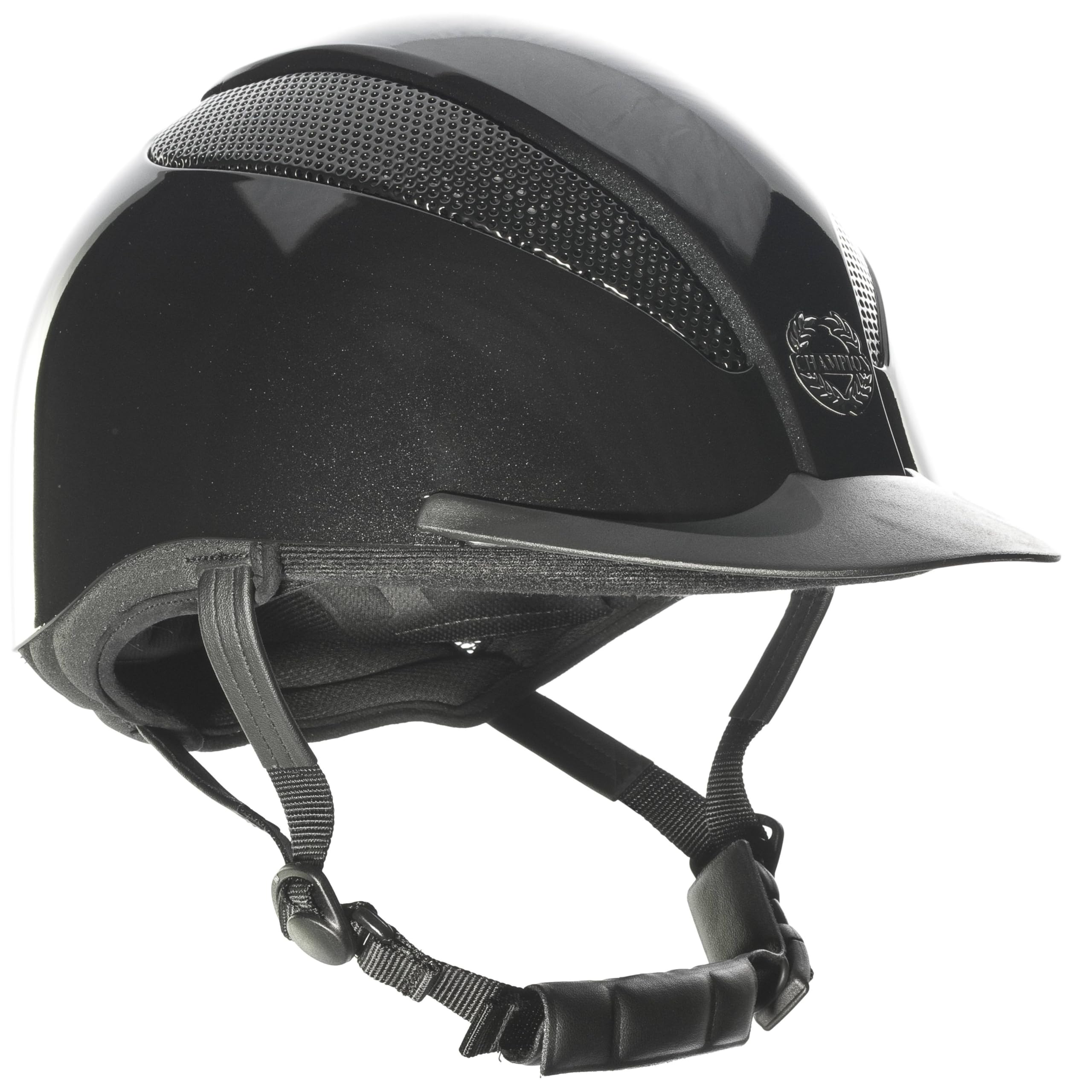Air-Tech Deluxe Riding Hat - Metallic Black