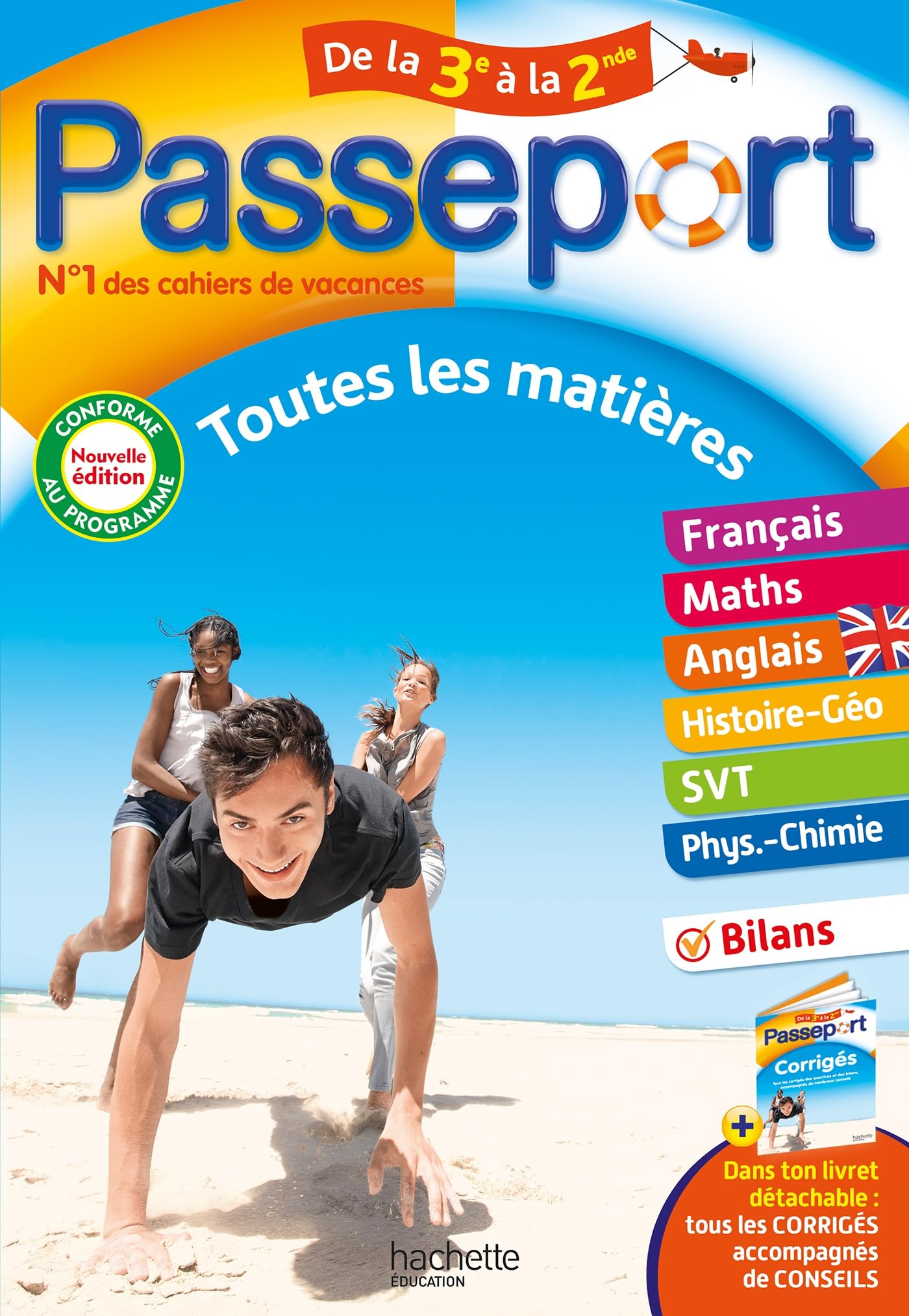 Passeport - Toutes les matières - De la 3e à la 2de - Cahier de vacances 2026