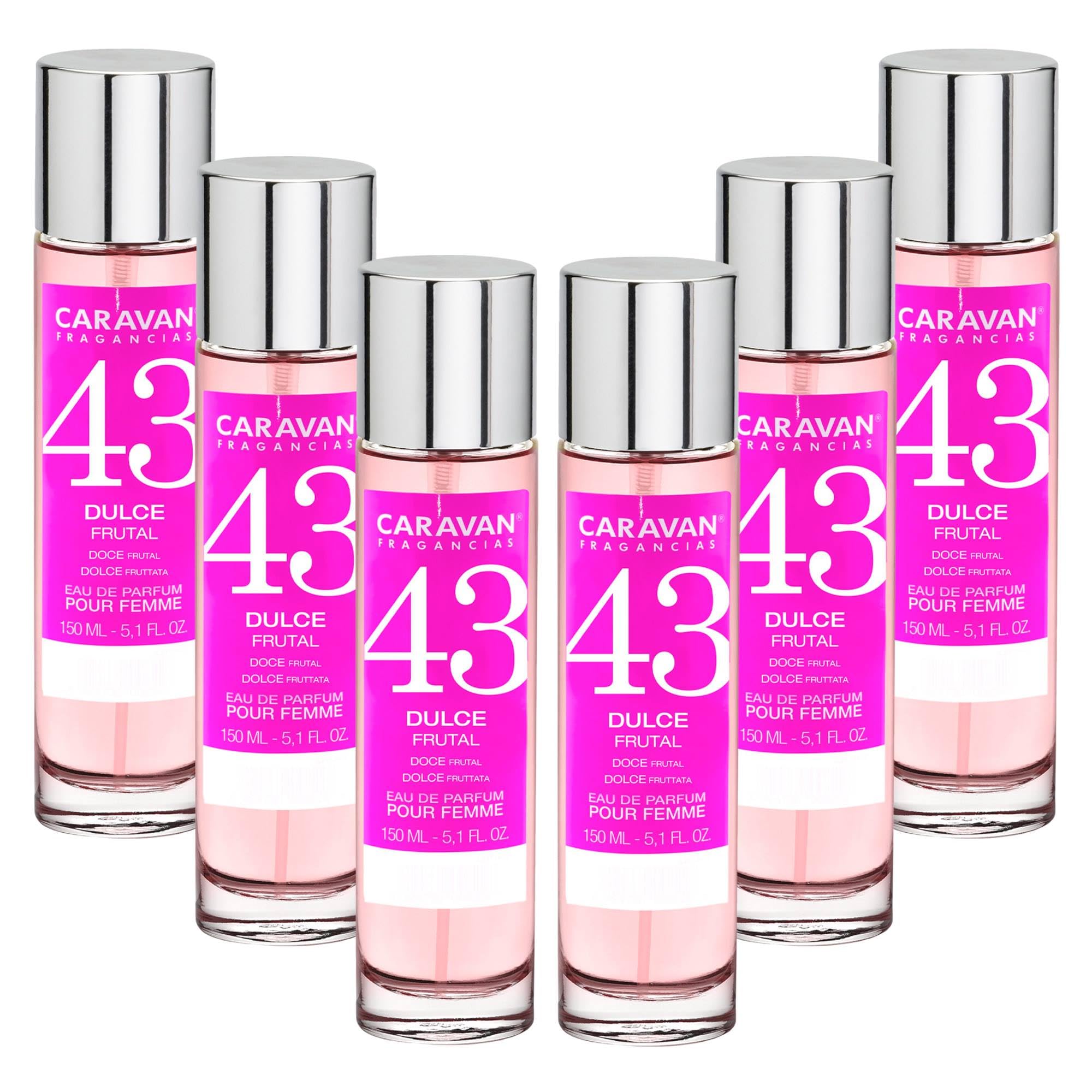 Set de 6x 150ml Caravan perfume de mujer Nº43