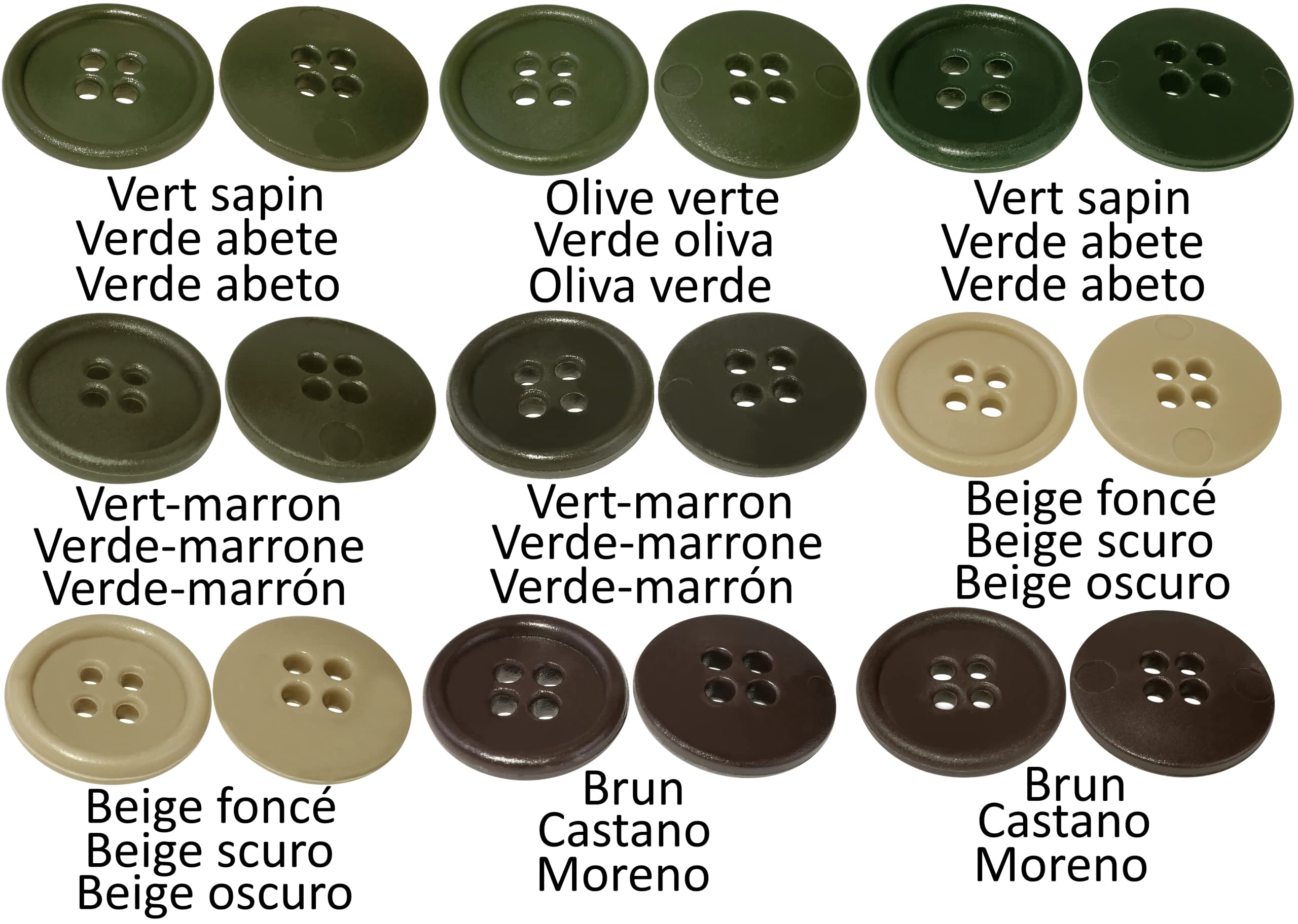 Sternknöpfe 6 Stück Weiß - Matt Lackierte MDF Griffe Für Schubladen Und Türen, 6x6cm