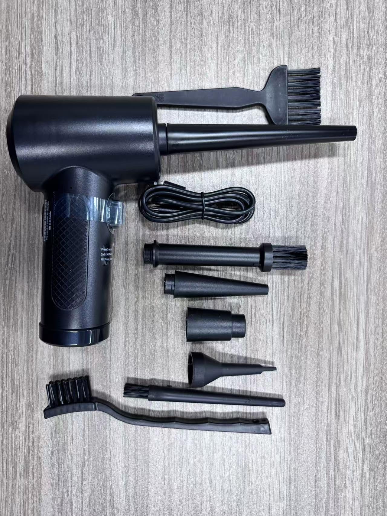 Souffleur Air Comprimé, Souffleur PC, Dépoussiérants Puissants électrique, Air Comprimé Duster,Plumeau à air électrique pour PC Duster avec Lumière LED pour Nettoyage PC, Maison