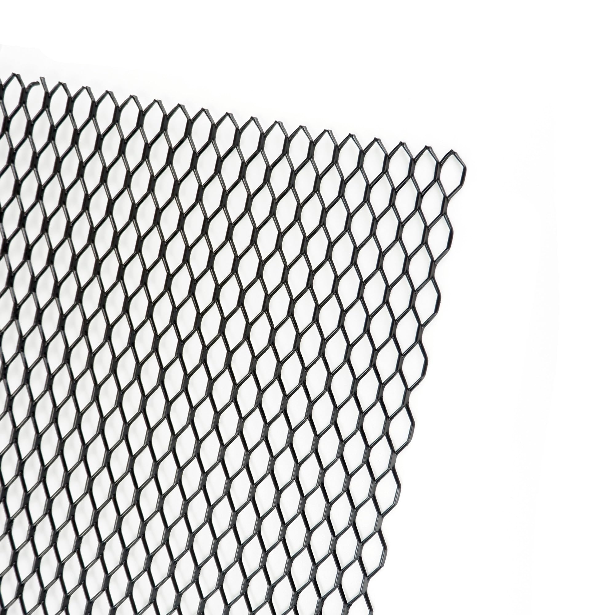 100x33cm Aluminiowa kratka zderzaka samochodu wyścigowego Siatka kratki wentylacyjnej Czarny Srebrny Czerwony Niebieski Tuning Protector Dom Ogród Kratka samochodowa(Sil Hexagon 6x6mm)