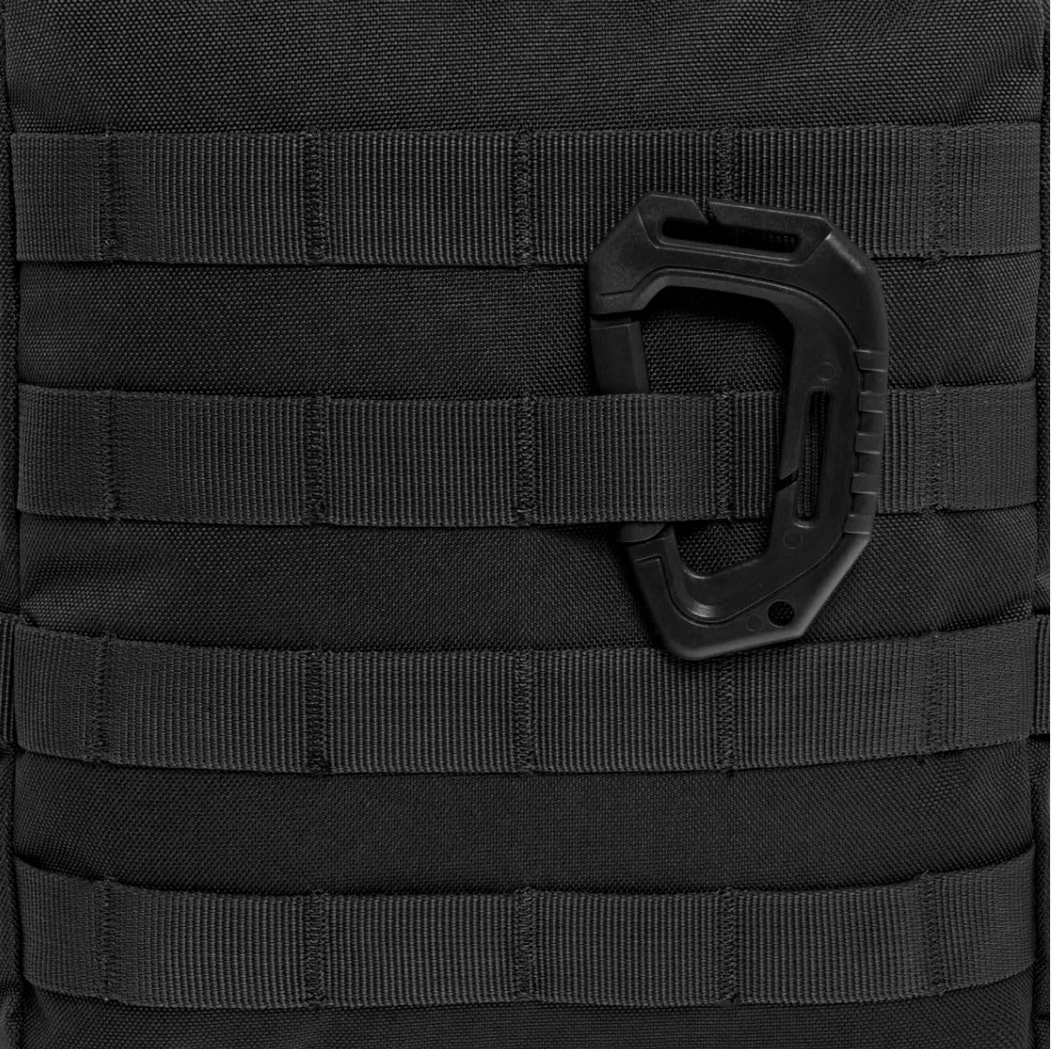 Tactical Polygon Large 36L Sac à Dos Tactique – Noir | Sac Militaire & Outdoor Homme | Avec Système MOLLE & Poche pour Hydratation | Idéal pour Randonnée, Camping & Survie | 51×29×28 cm