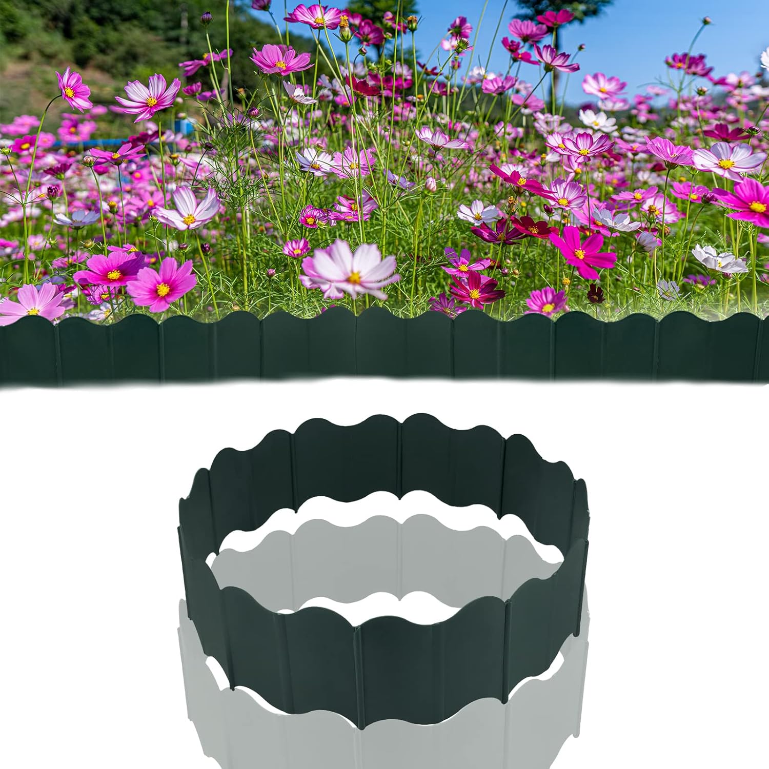 Garden Edging Border, Landscape Edging 20PCS, 122in