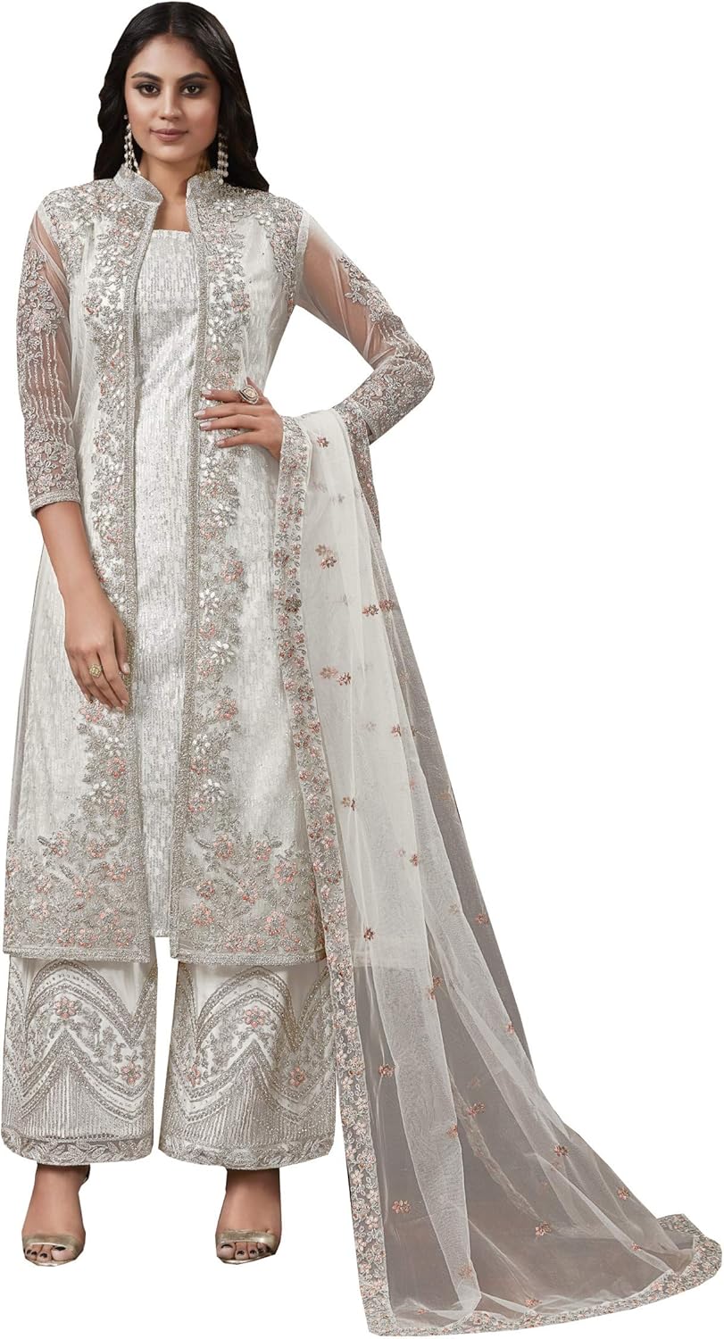 STELLACOUTURE indian ready to wear heavy material salwar kameez suit with dupatta for women (2109-O)