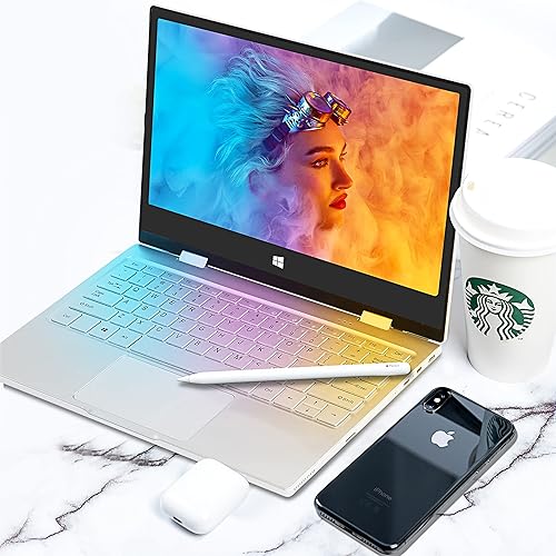 Miniatura 7 de Win 11 Pro2019 OfficeLaptop 2 en 1 de metal con pantalla táctil FHD 2K de 11.6 pulgadas Pentium(R) Plata N6000 16GB RAM 512GB SSD Tableta