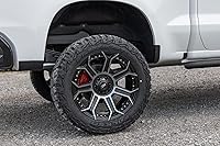Vista 13 de Rough Country Eliminador de protectores de lodo para Chevy Silverado 1500 (2019-2026) - Tri-Blend ABS resistente, fácil instalación, incluye