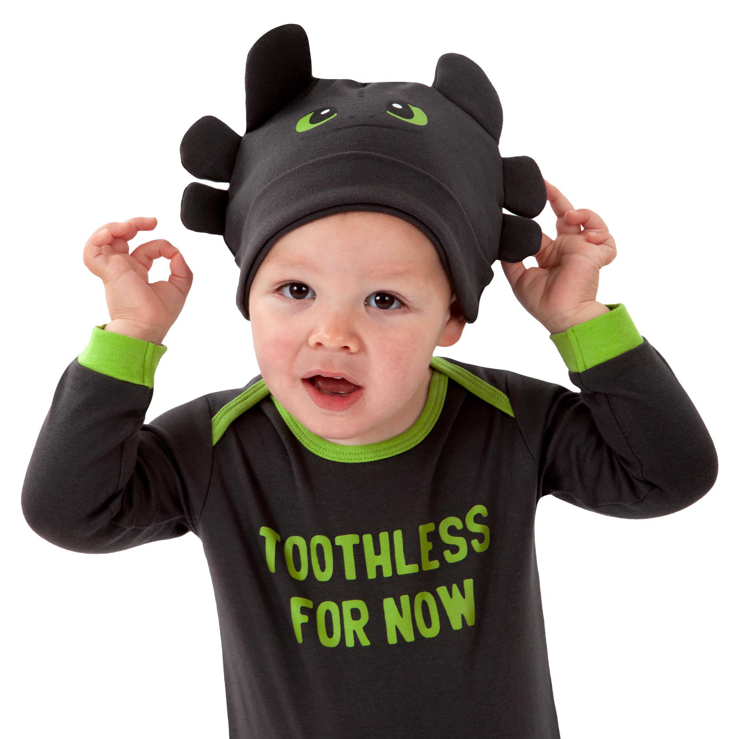 How To Train Your Dragon Spioszki I Czapeczka Dla Niemowląt, Spioszki Ze Szczerbatkiem, Pajacyk Szczerbatek, Piżamka Dla ChłopcóI