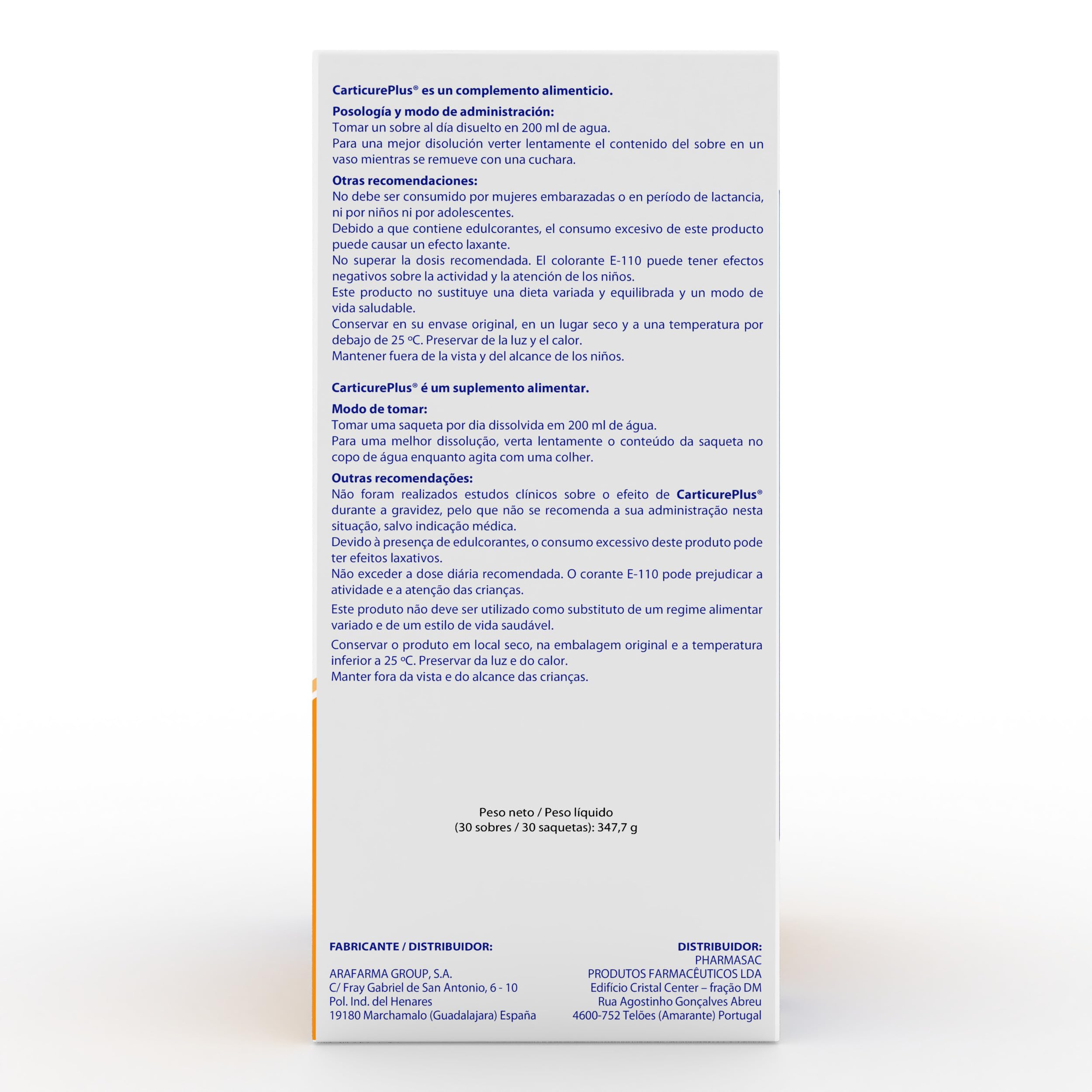 CARTICURE PLUS 30 SOBRES PACK 2 UNIDADES